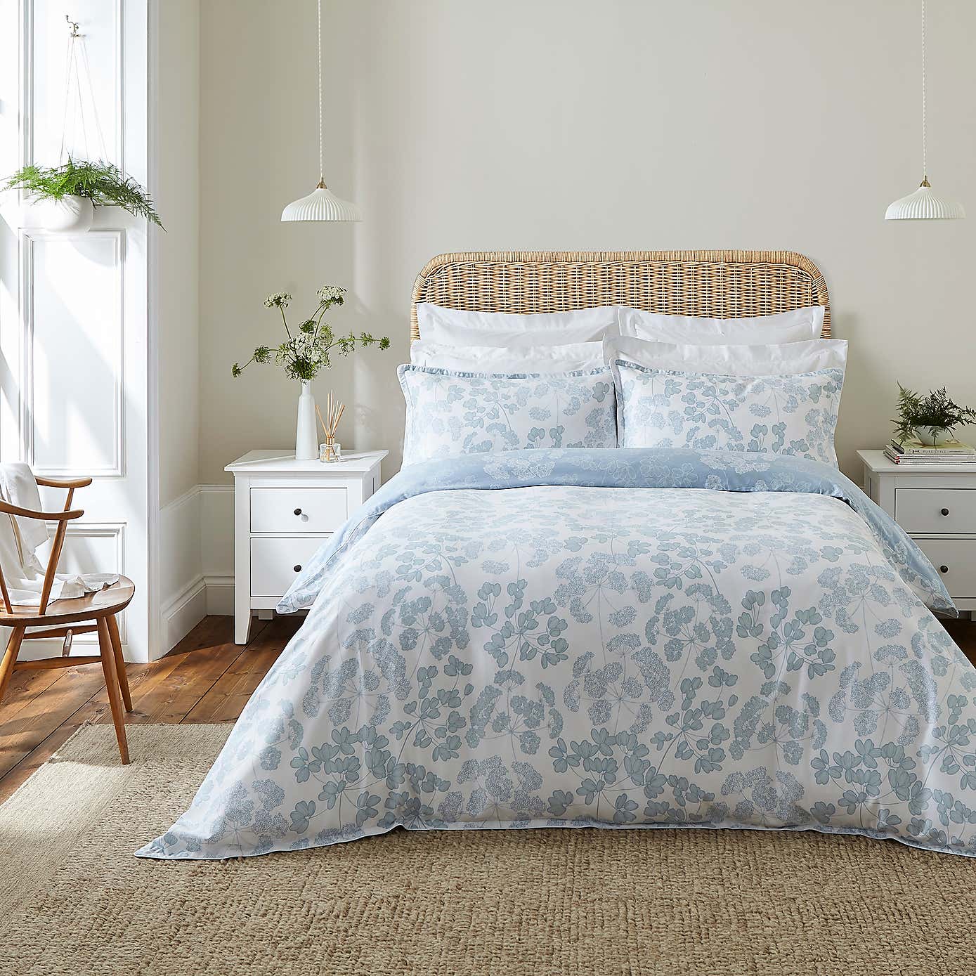 Dorma Daylesford 300 Thread Count Cotton Sateen Duvet Cover and Pillowcase Set