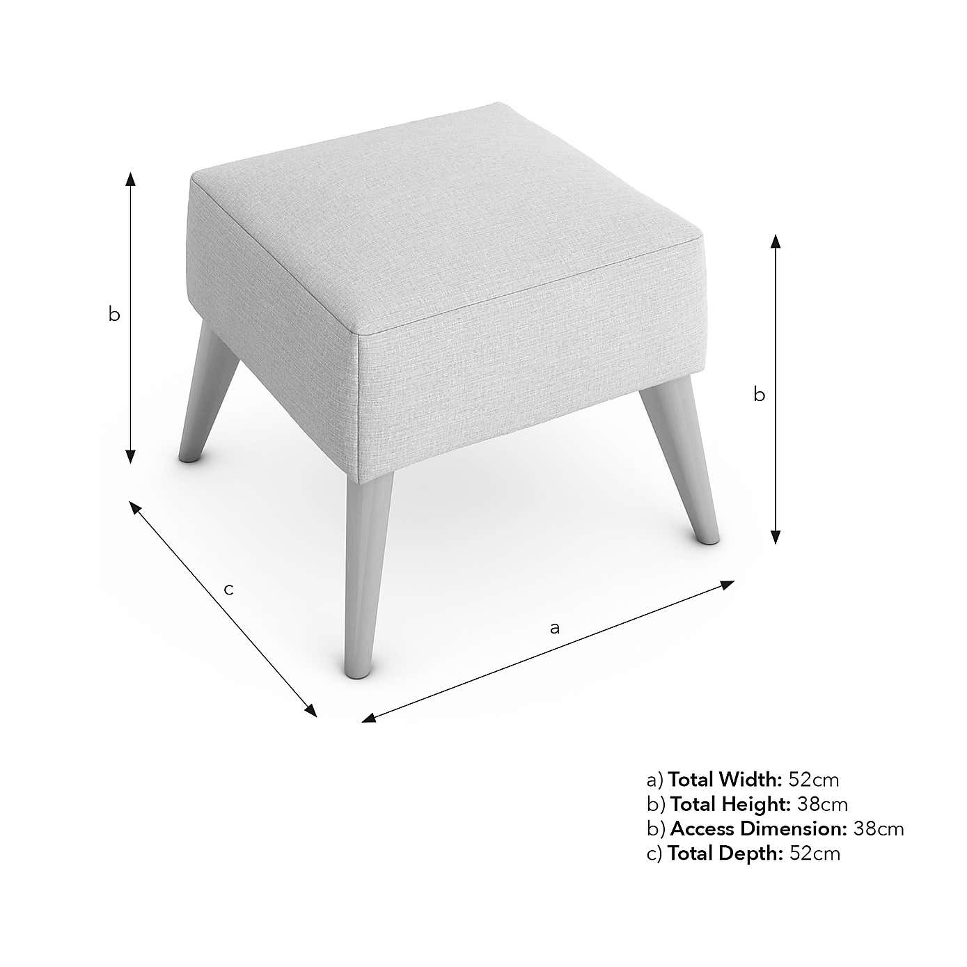 Marlow Marsh Botanical Print Footstool