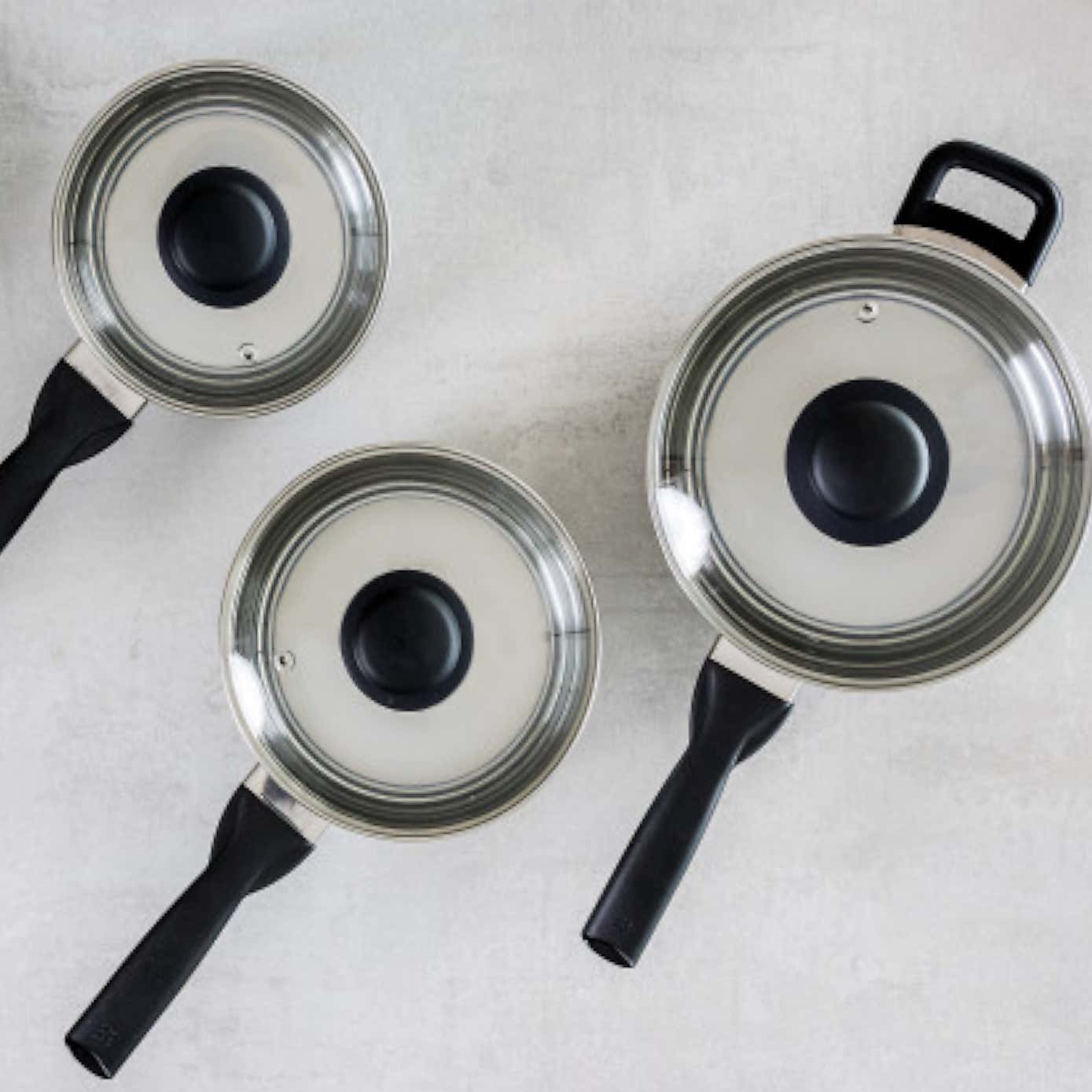 KitchenCraft Extra-Deep Stainless Steel Induction Hob Saucepan with Lid, Medium