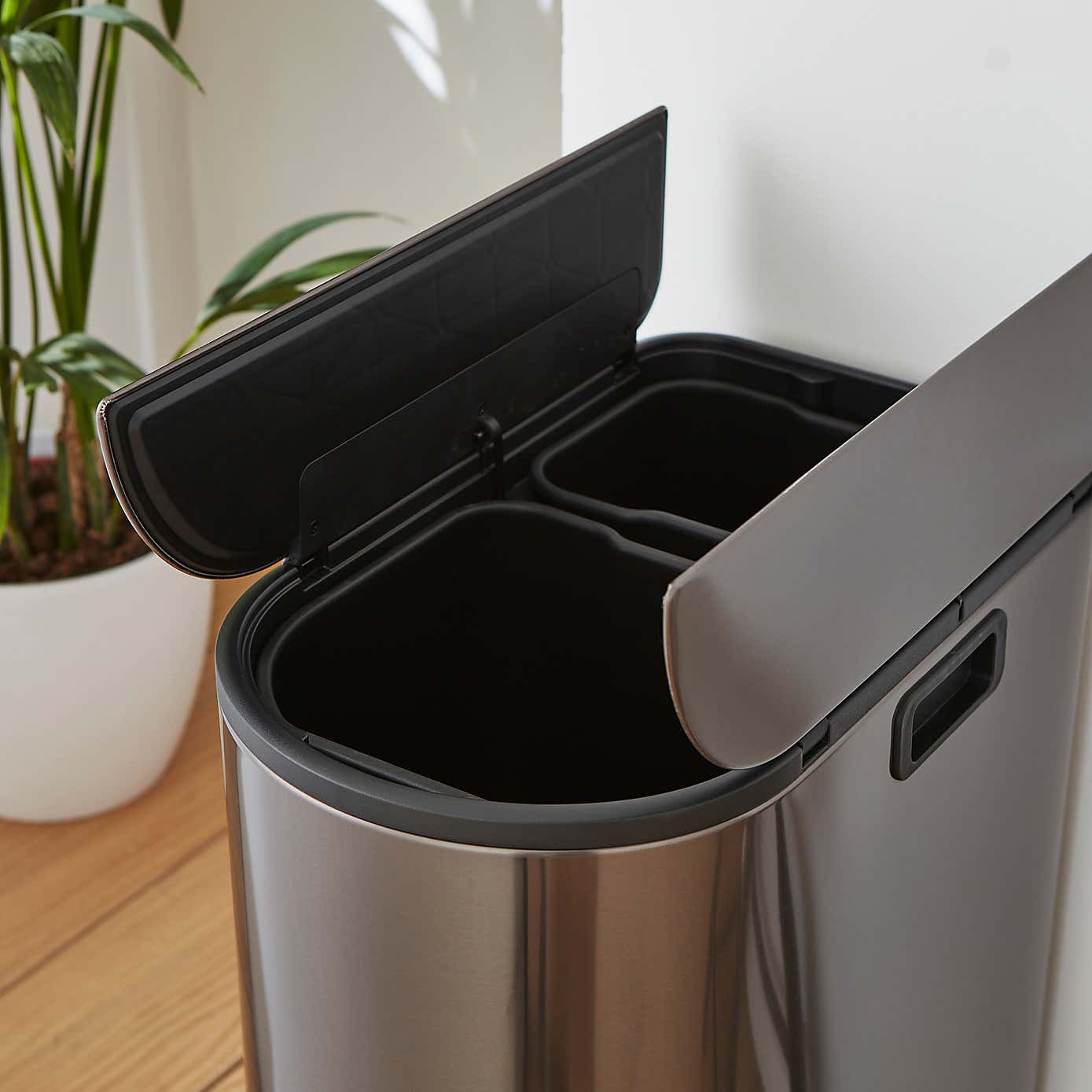 2.3 Litre Stainless Steel Recycling Bin