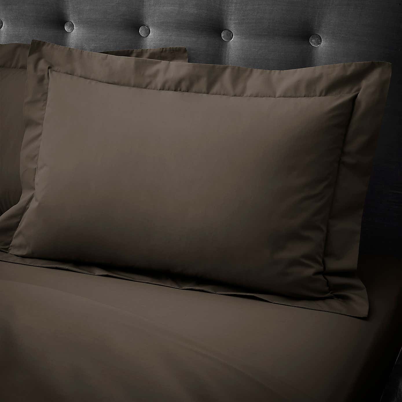 Hotel T230 Crisp Cotton Percale Oxford Pillowcase