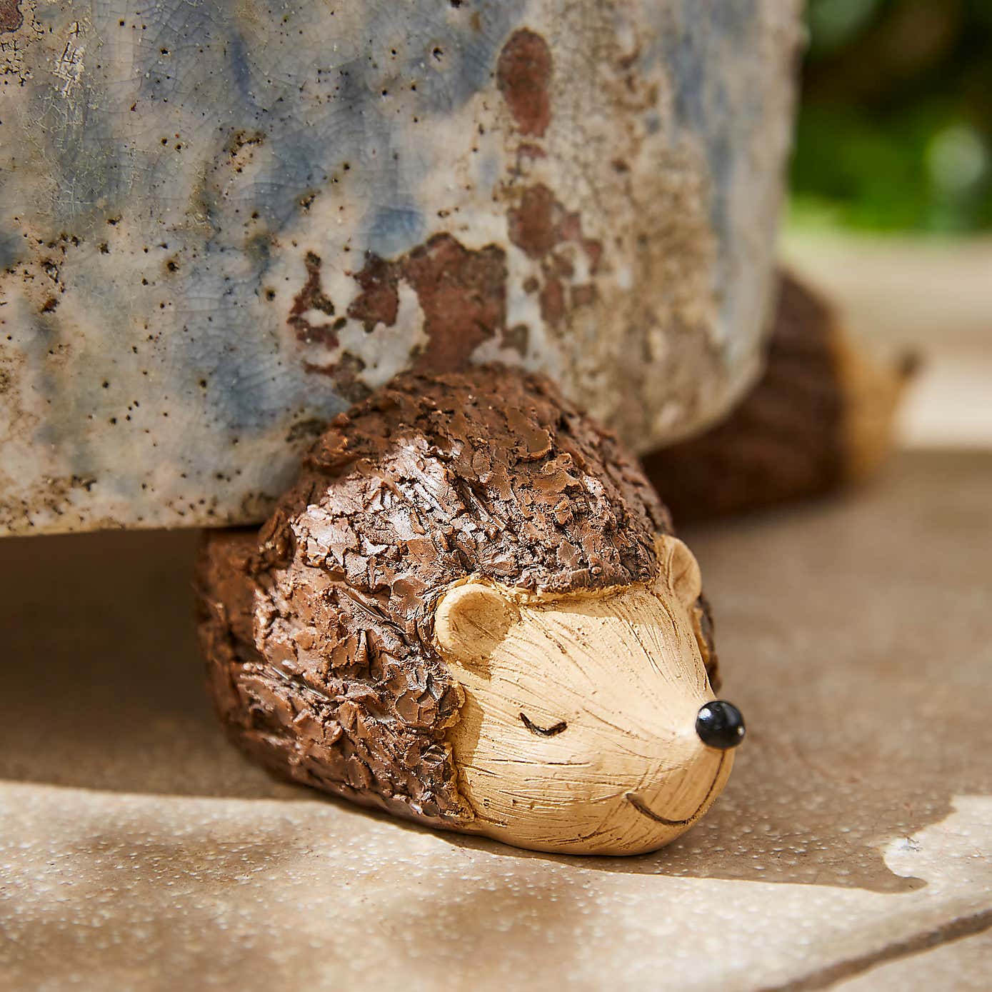 Set of 3 Resin Hedgehog Pot Feet