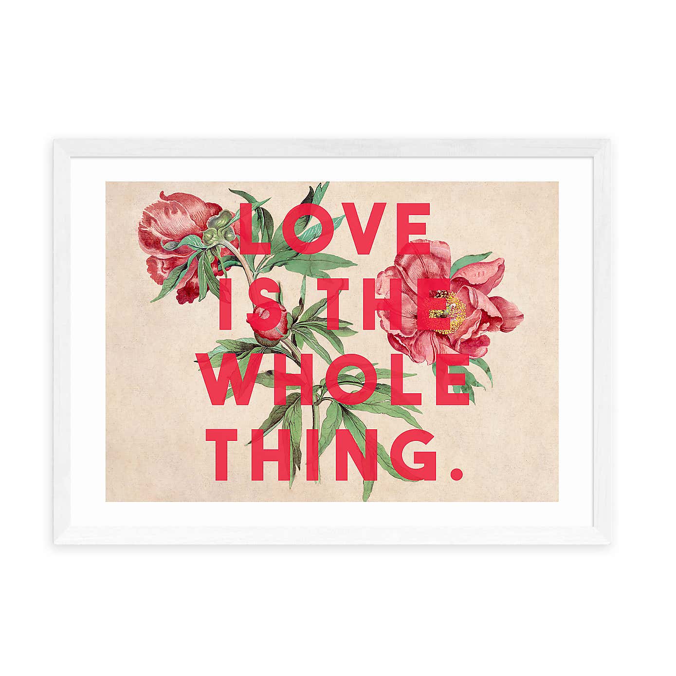 East End Prints Love Is The Whole Thing II Print