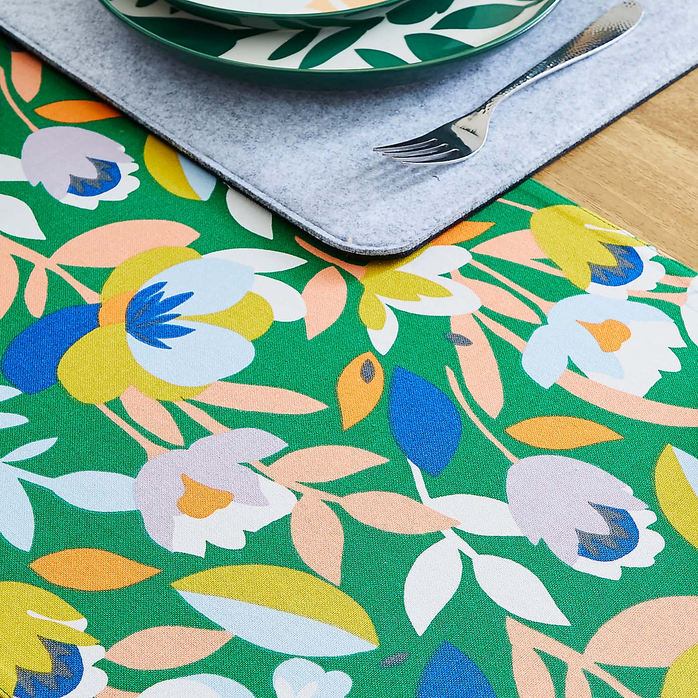 Elements Set of 2 Grey Placemats