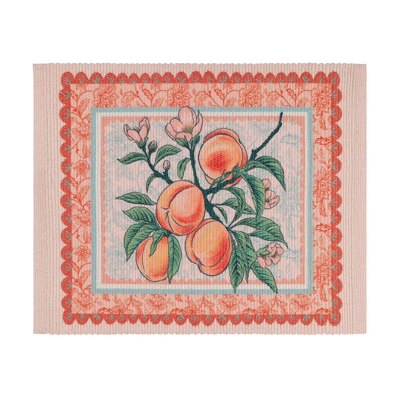 Furn Set of 4 Anemone Peaches Placemats