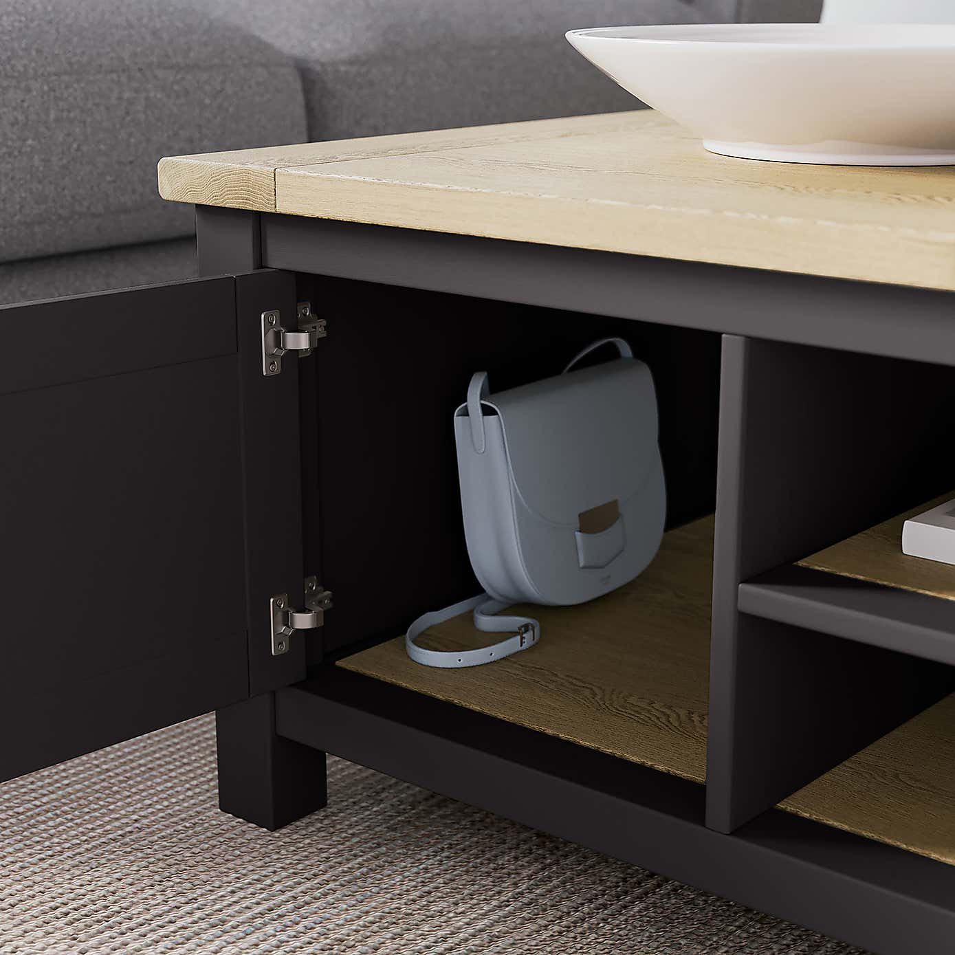 Olney Storage Coffee Table Stone