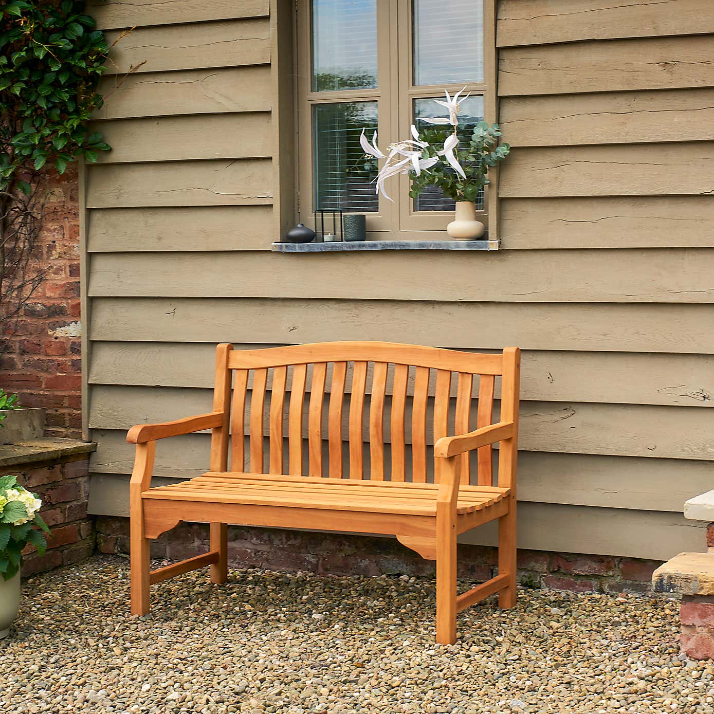 Kingsbury Small Outdoor Bench