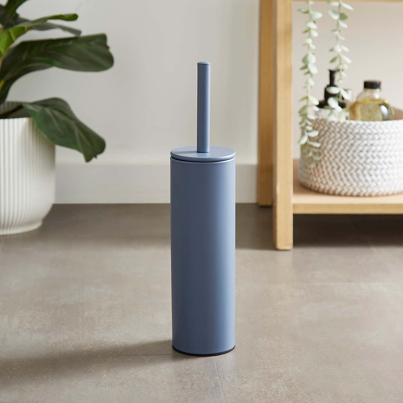 Slim Metal Toilet Brush