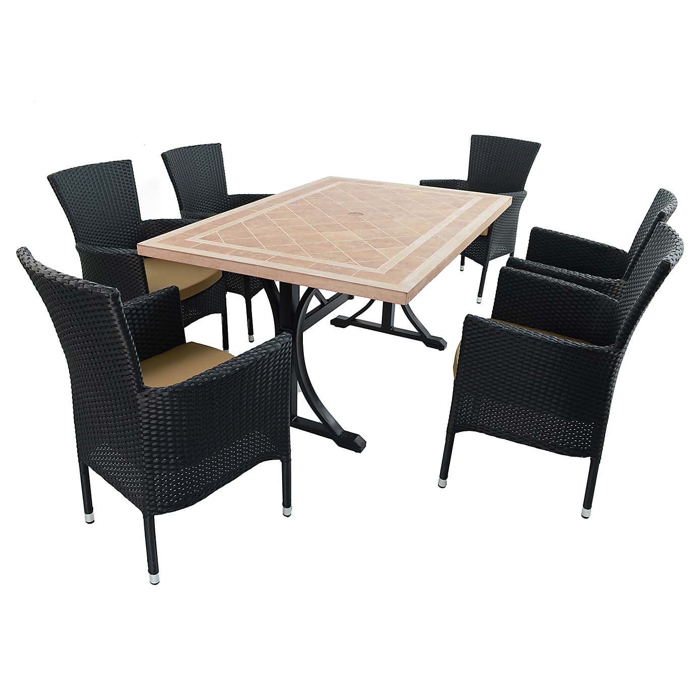 Byron Manor Hampton 6 Seat Dining Set