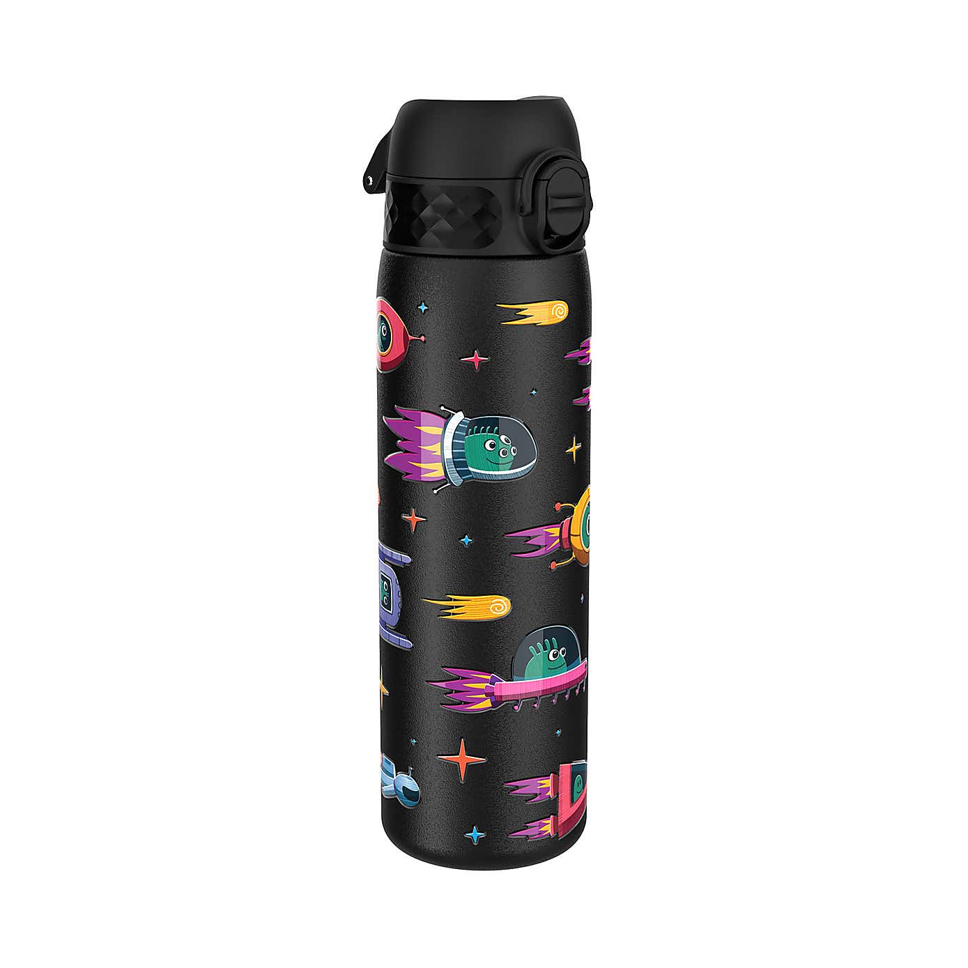 Ion8 Spaceship Leak Proof Kids Stainless Steel Water Bottle, 400ml