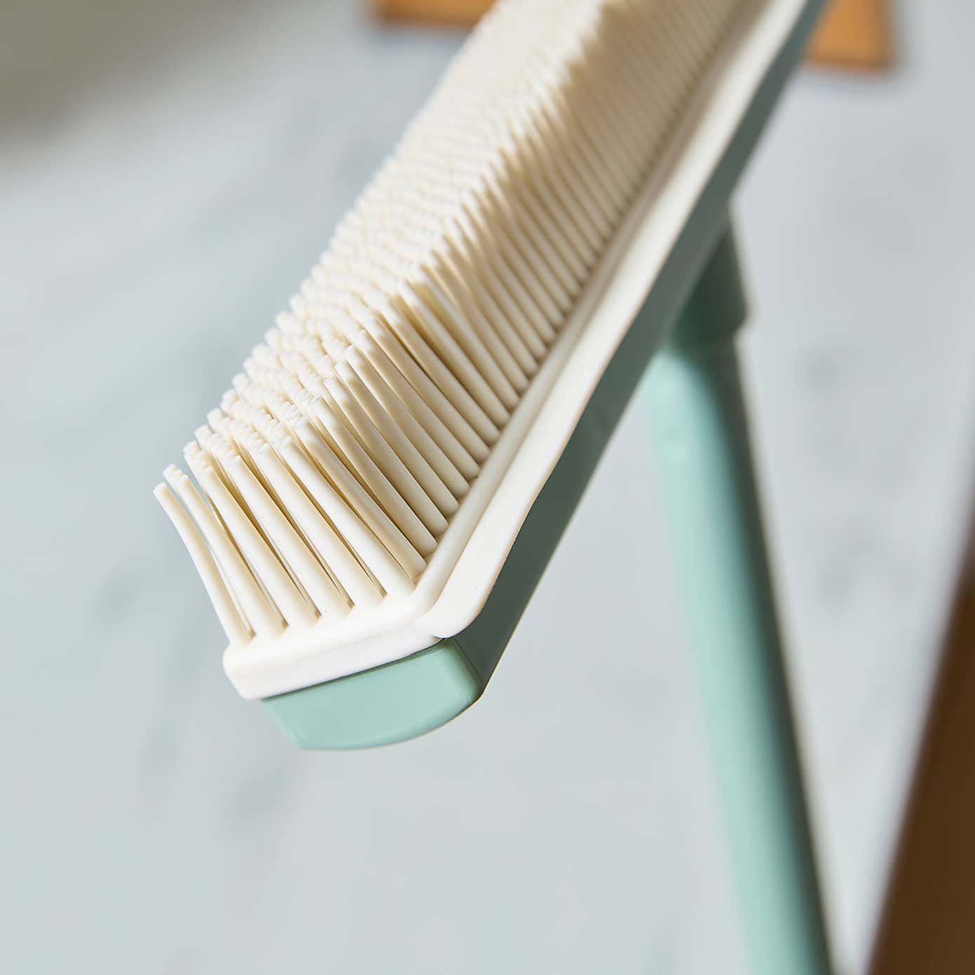 Compact Storage Rubber Broom Sage