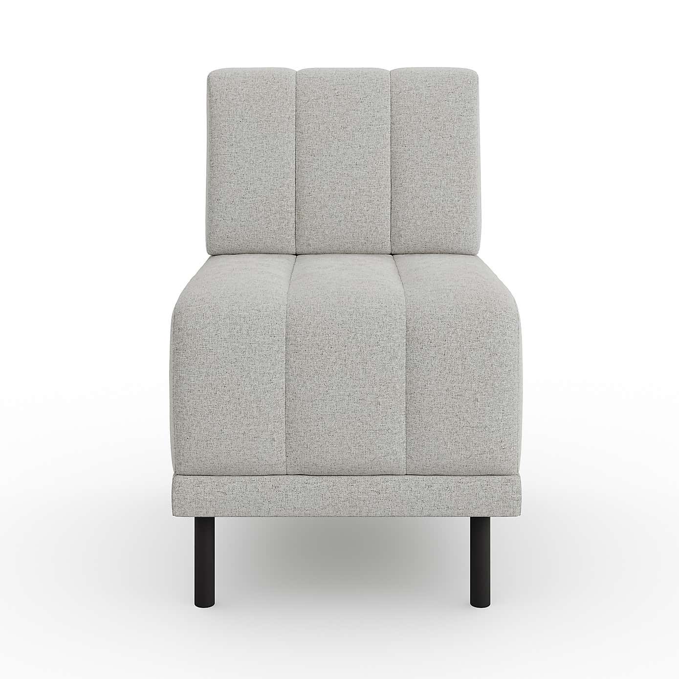 Amali Small Dining Bench, Textured Weave