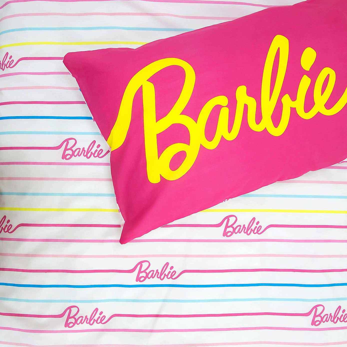 Barbie Unboxed Reversible Single Duvet Cover & Pillowcase Set