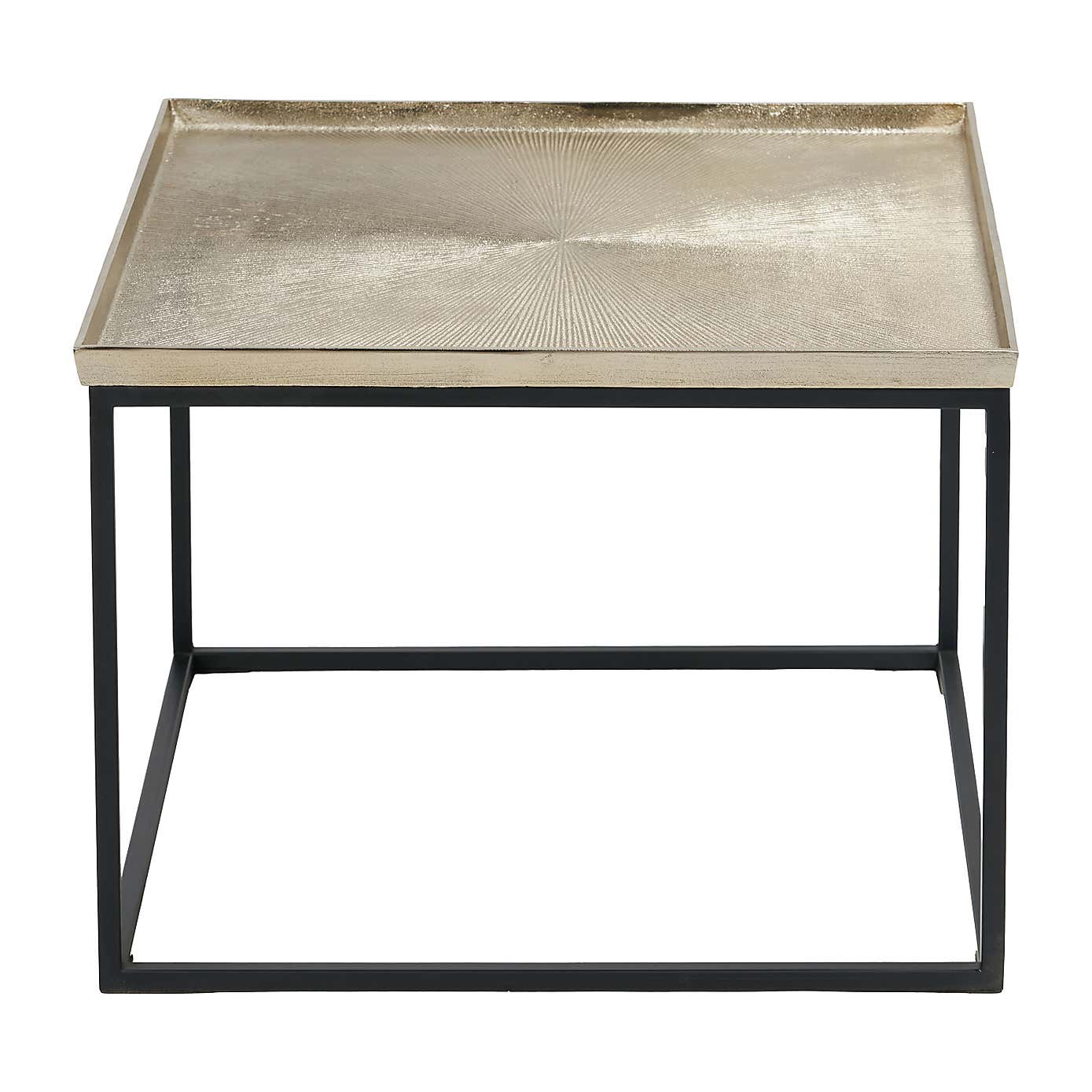 Franklin Coffee Table, Gold Cast