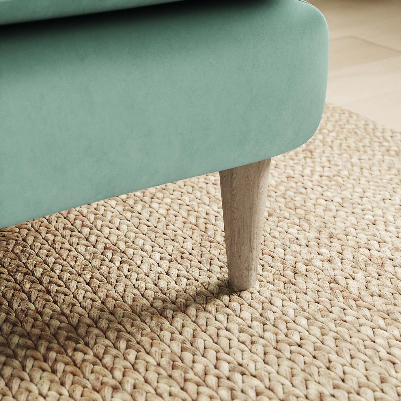 Sven Opulent Velvet Footstool