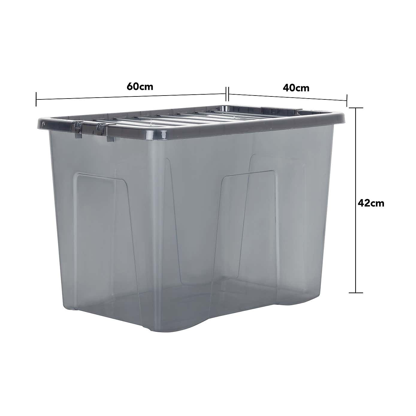 Wham Crystal Set of 4 Storage Boxes & Lids