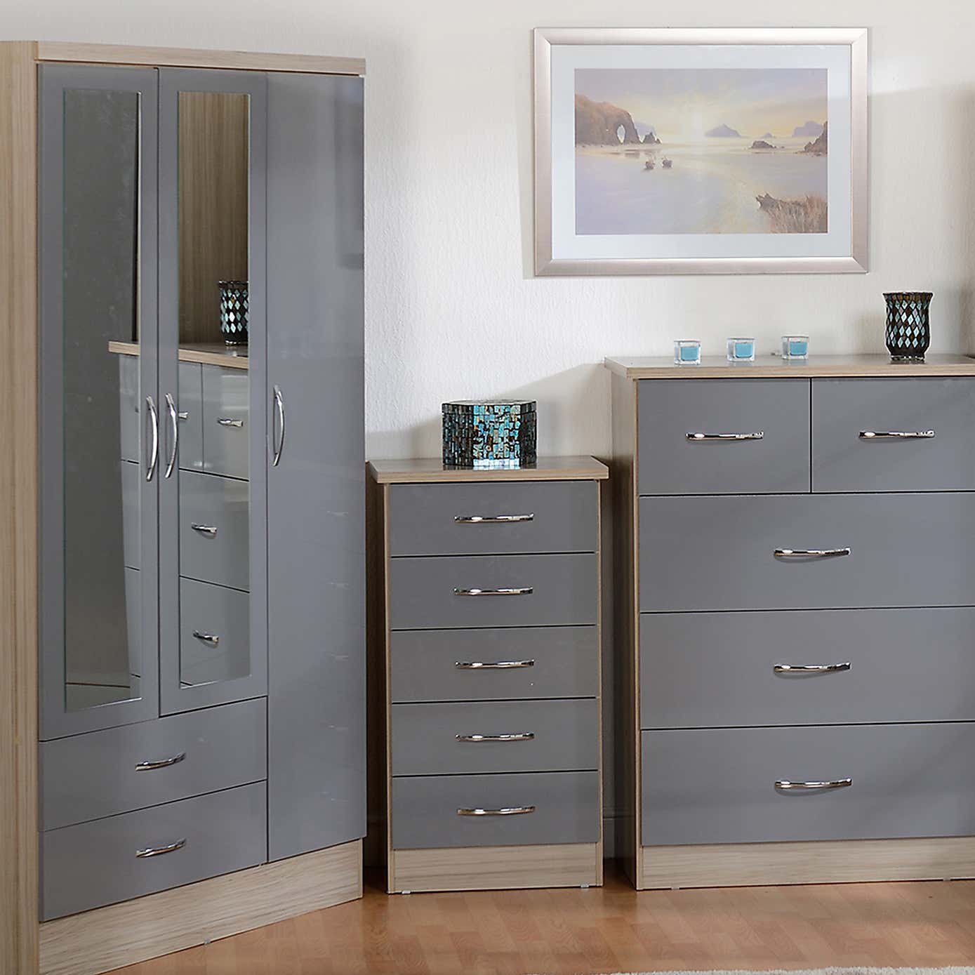 Nevada Slim 5 Drawer Chest