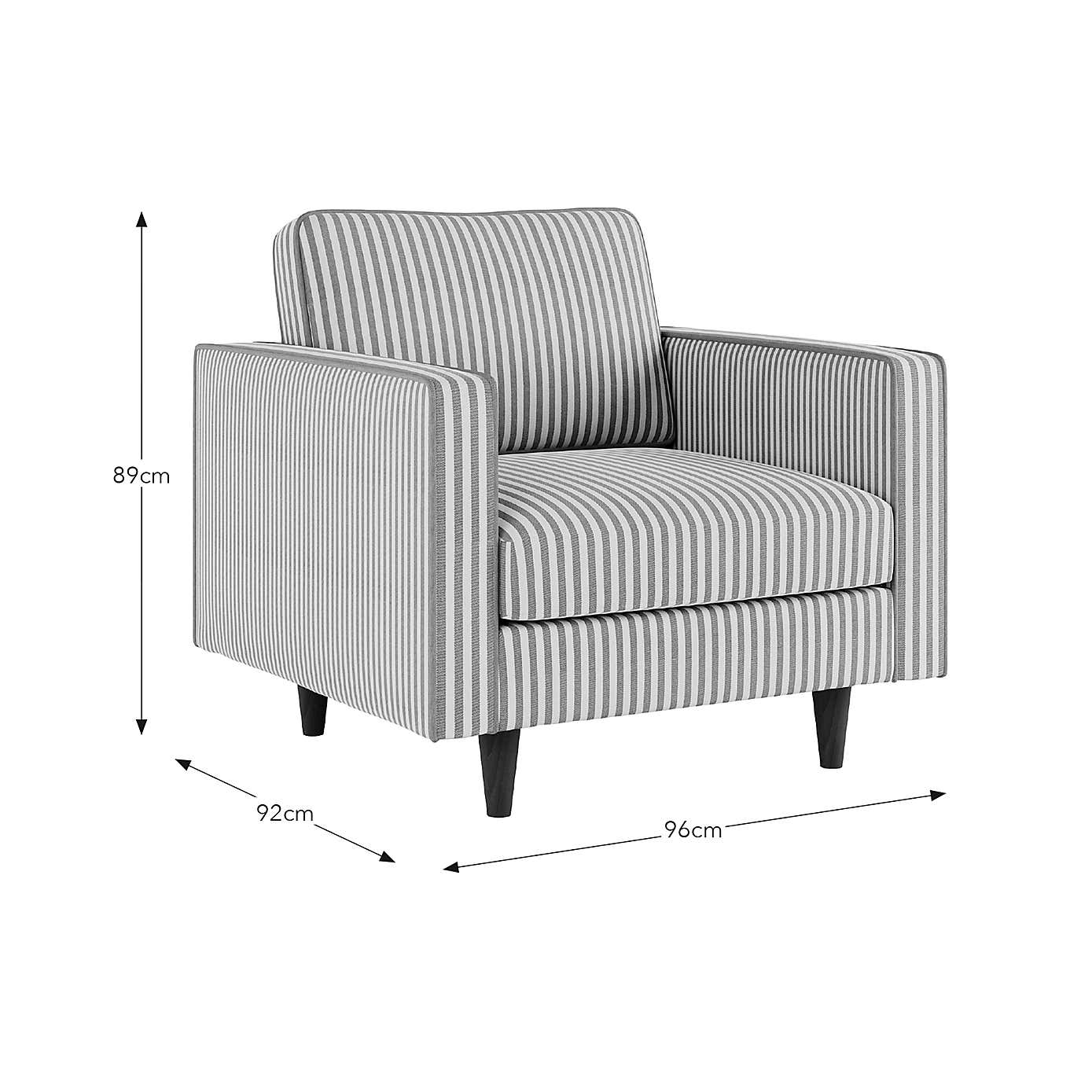 Zoe Linford Stripe Armchair