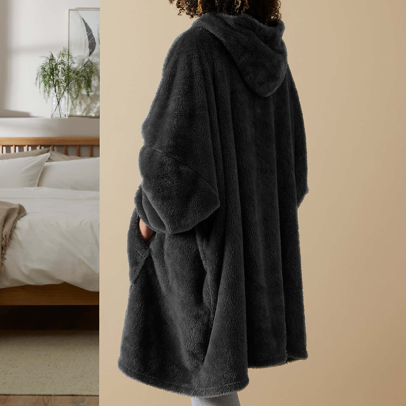 Teddy Oversized Blanket Hoodie