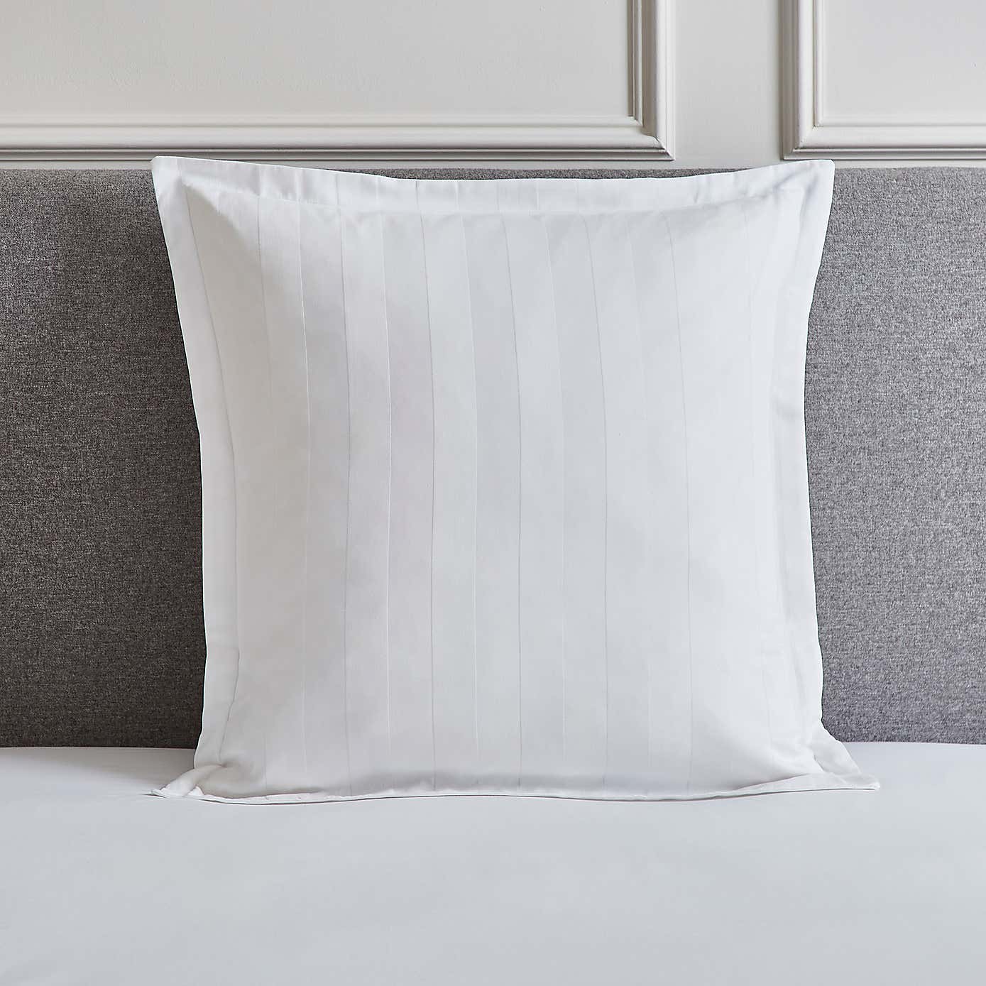 Hotel 230 Thread Count Sateen Stripe Continental Pillowcase