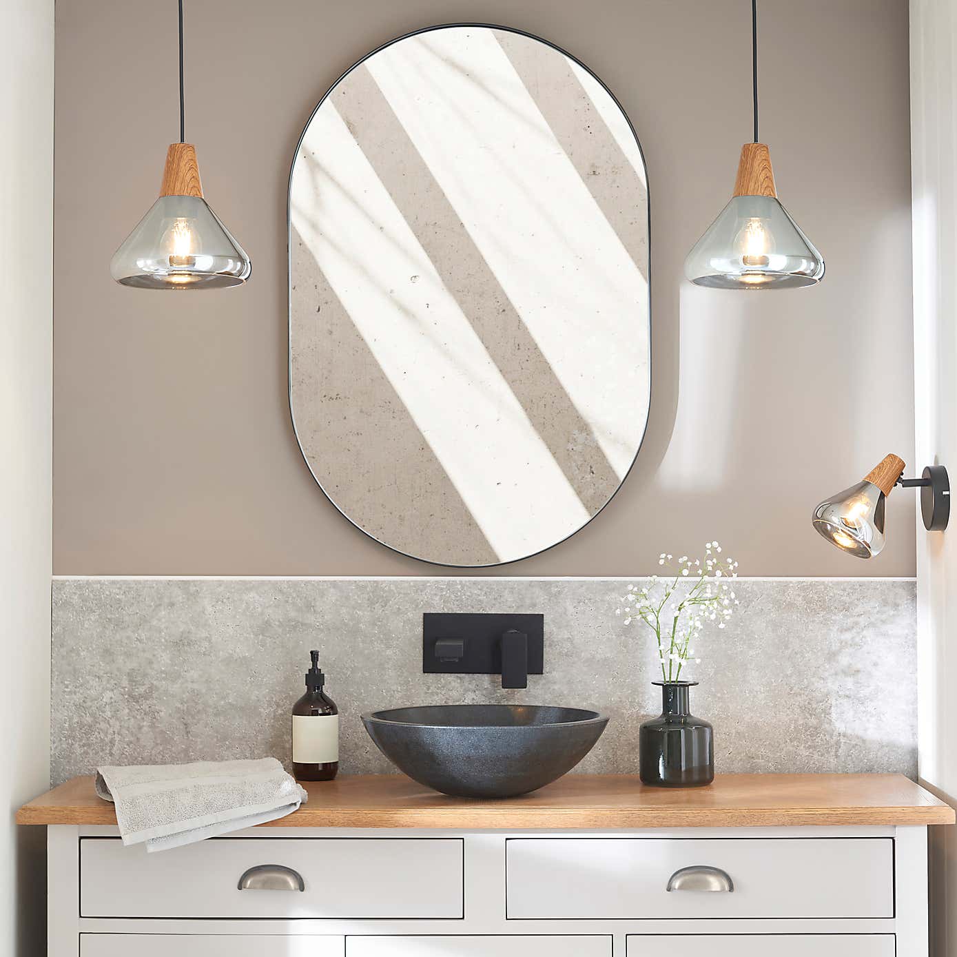 Wolston Bathroom Adjustable Wall Light