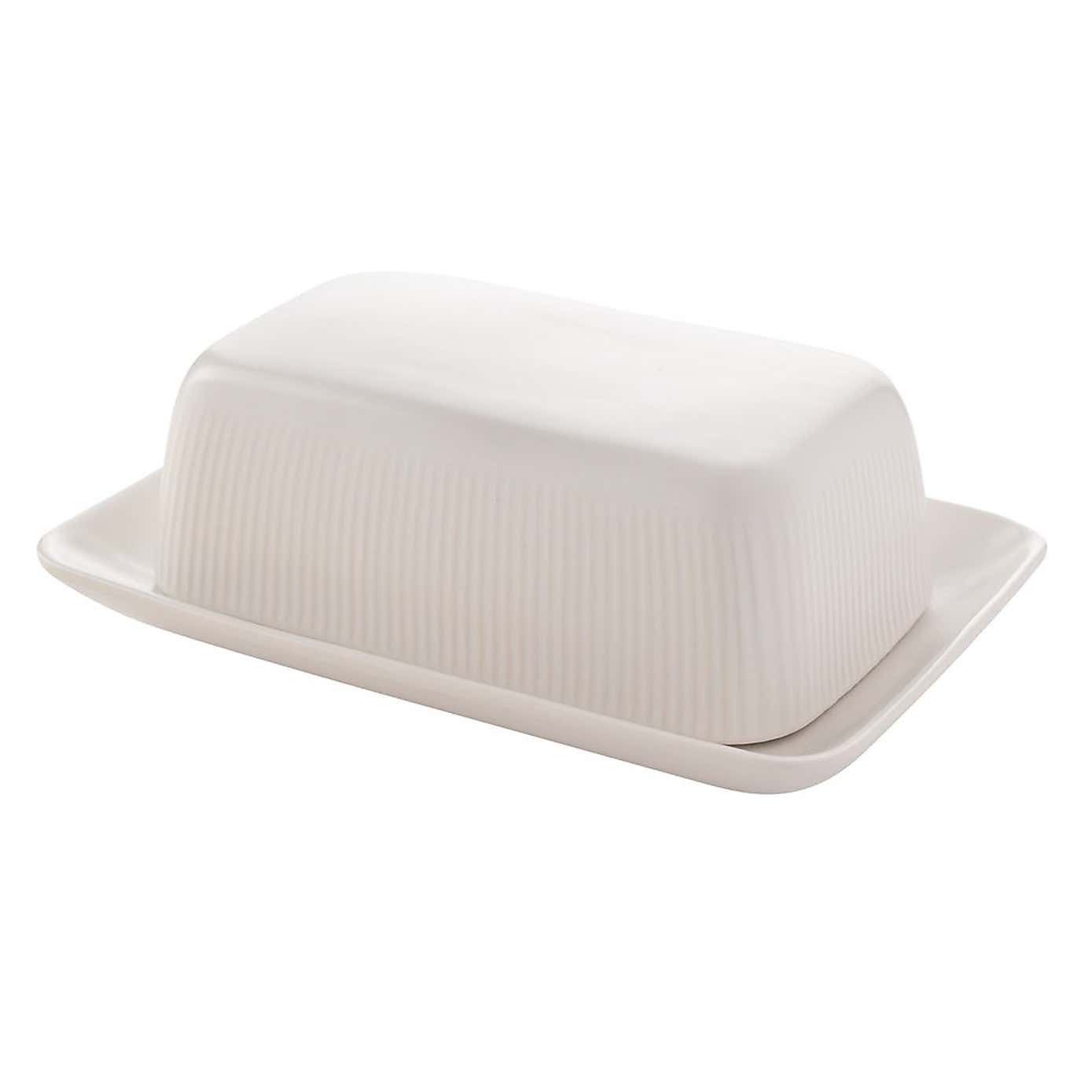 Hestia Ribbed Butter Dish