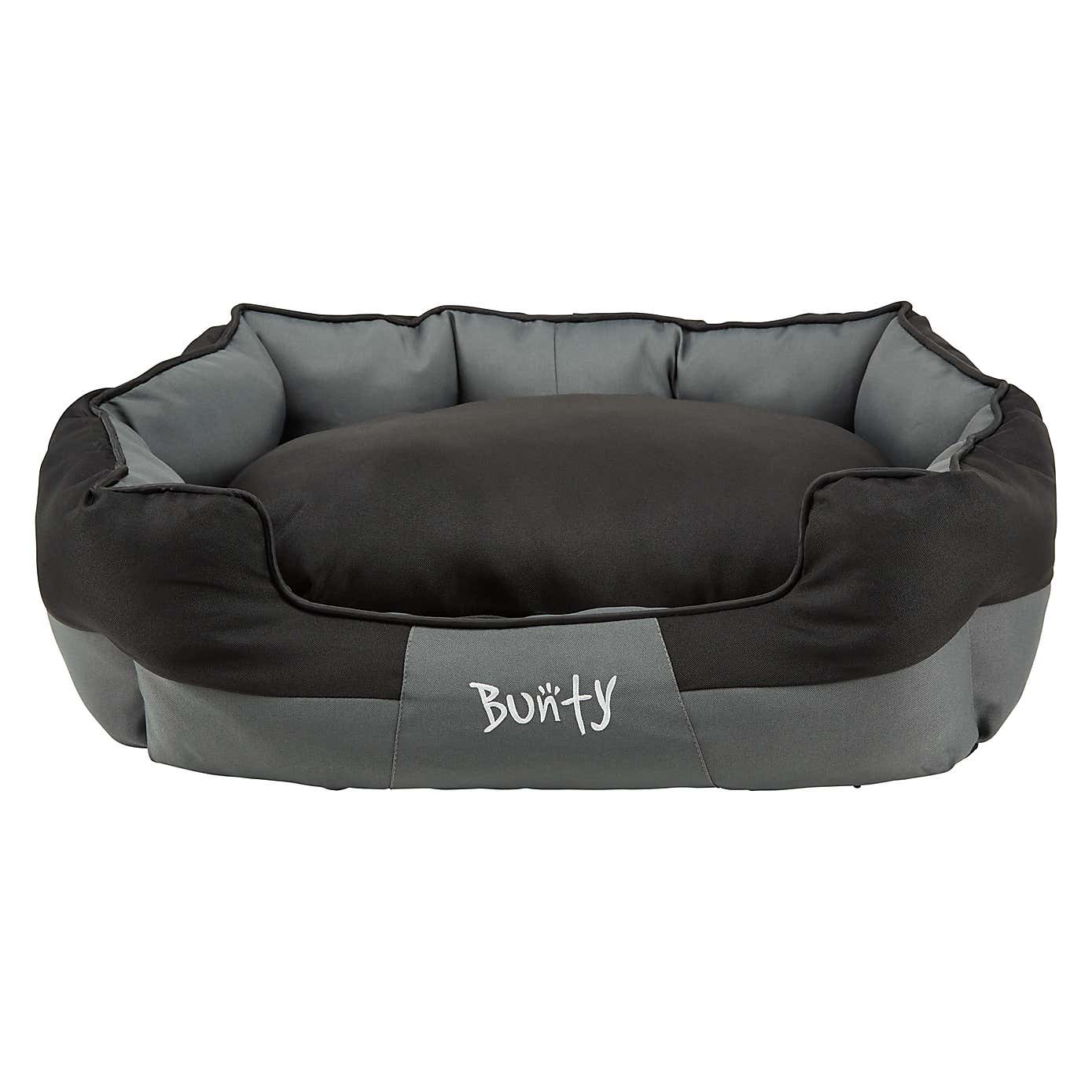 Bunty Black Waterproof Anchor Dog Bed
