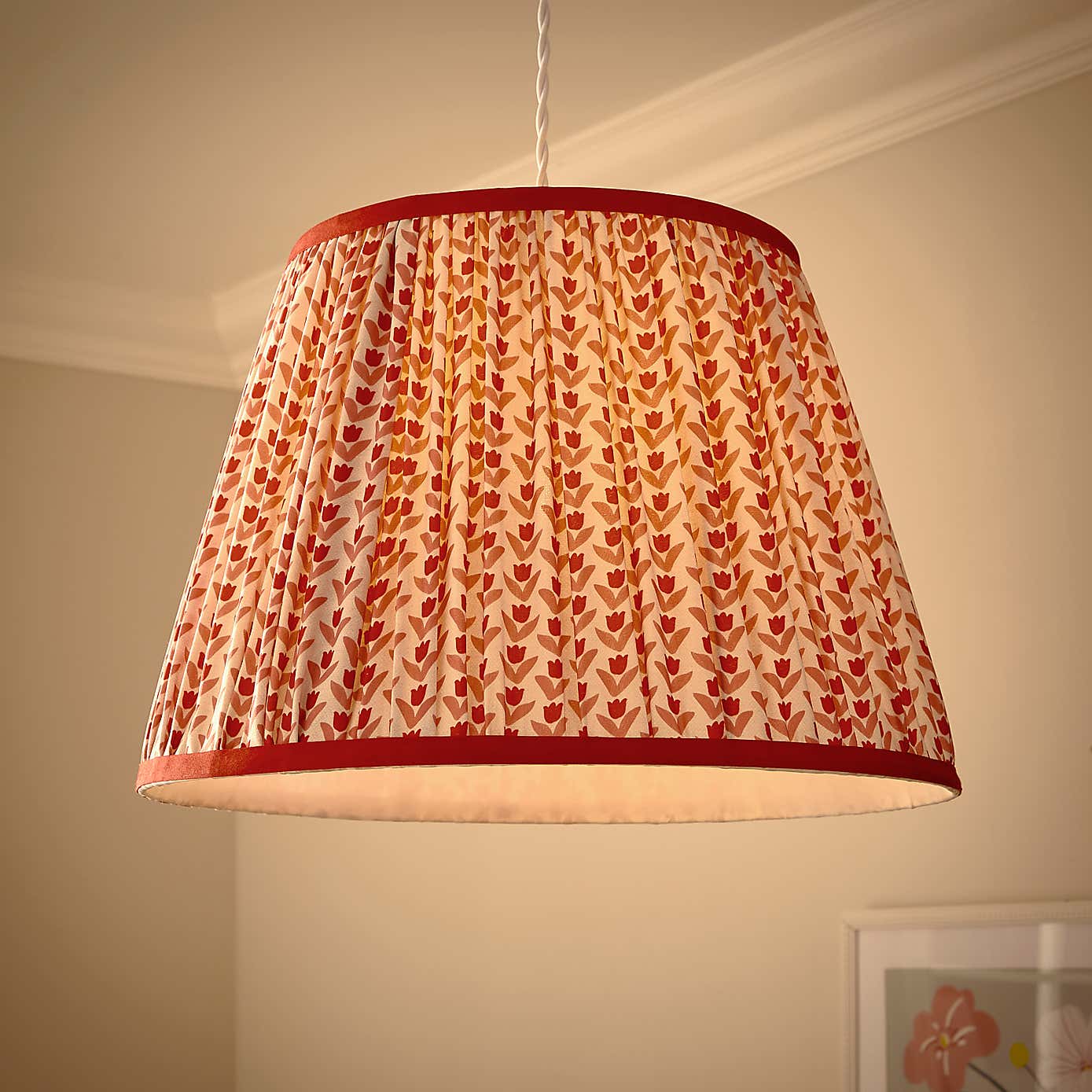 Pride & Joy Red Candle Lamp Shade