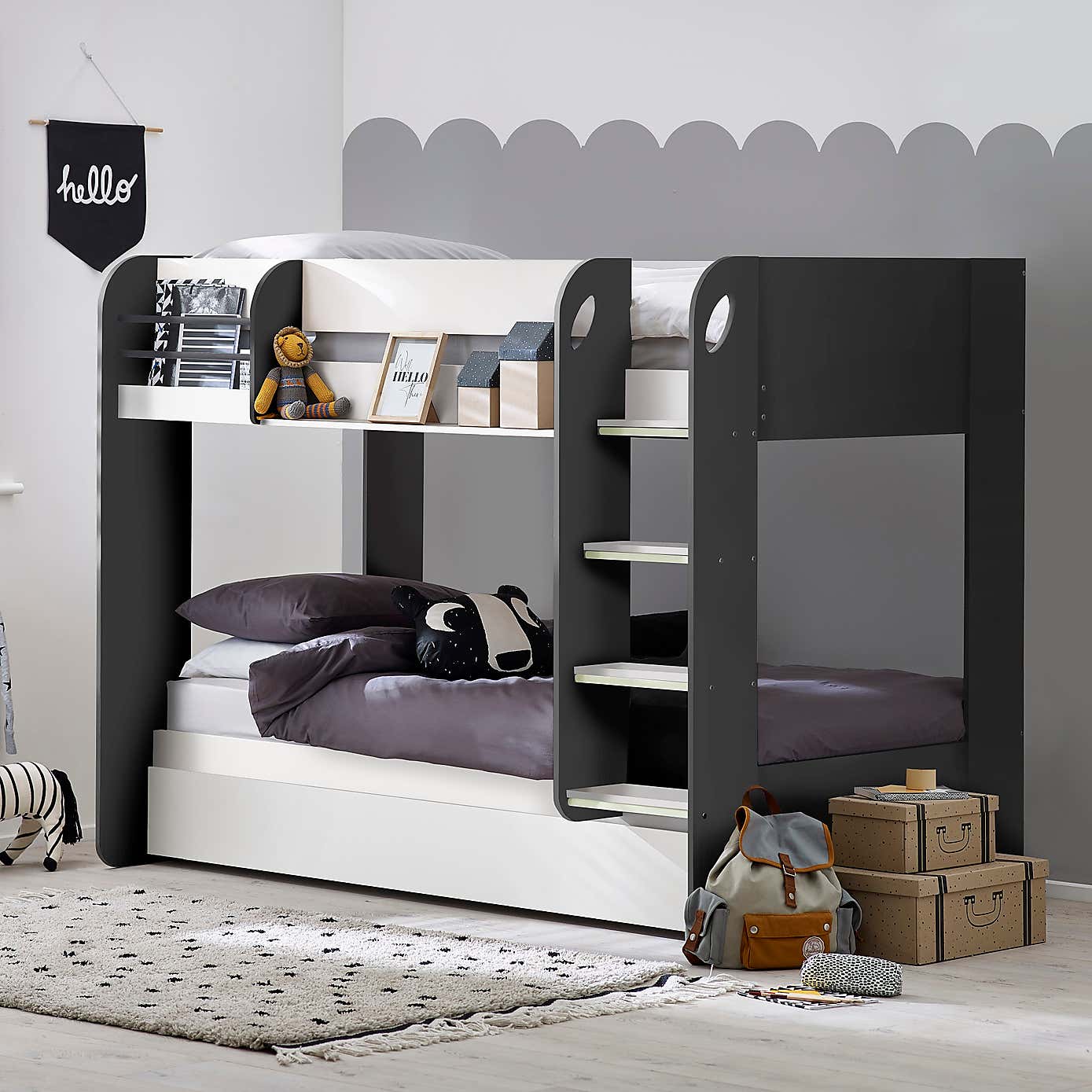 Mars Bunkbed and Underbed Trundle