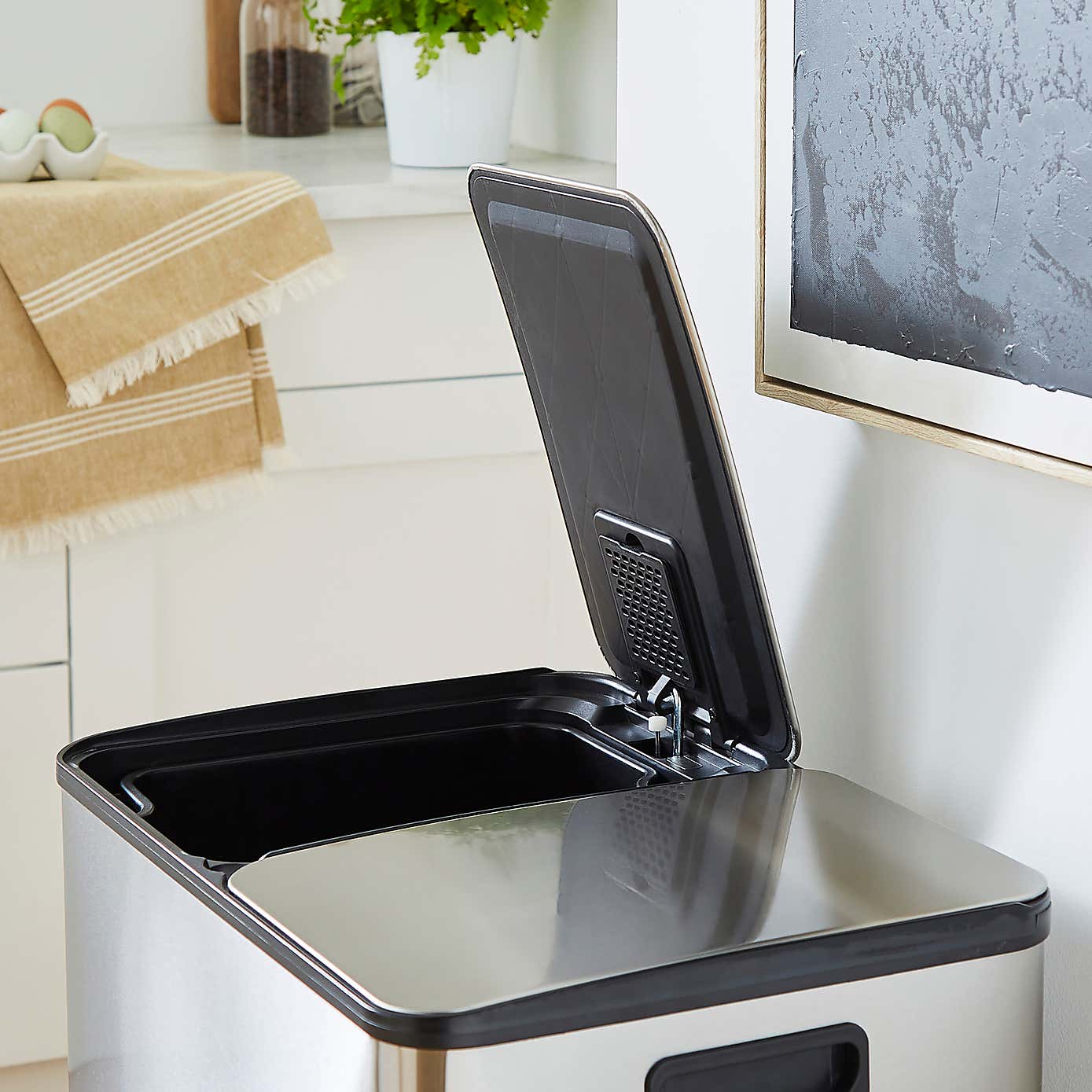 Curve 3.3 Litre Stainless Steel Pedal Bin