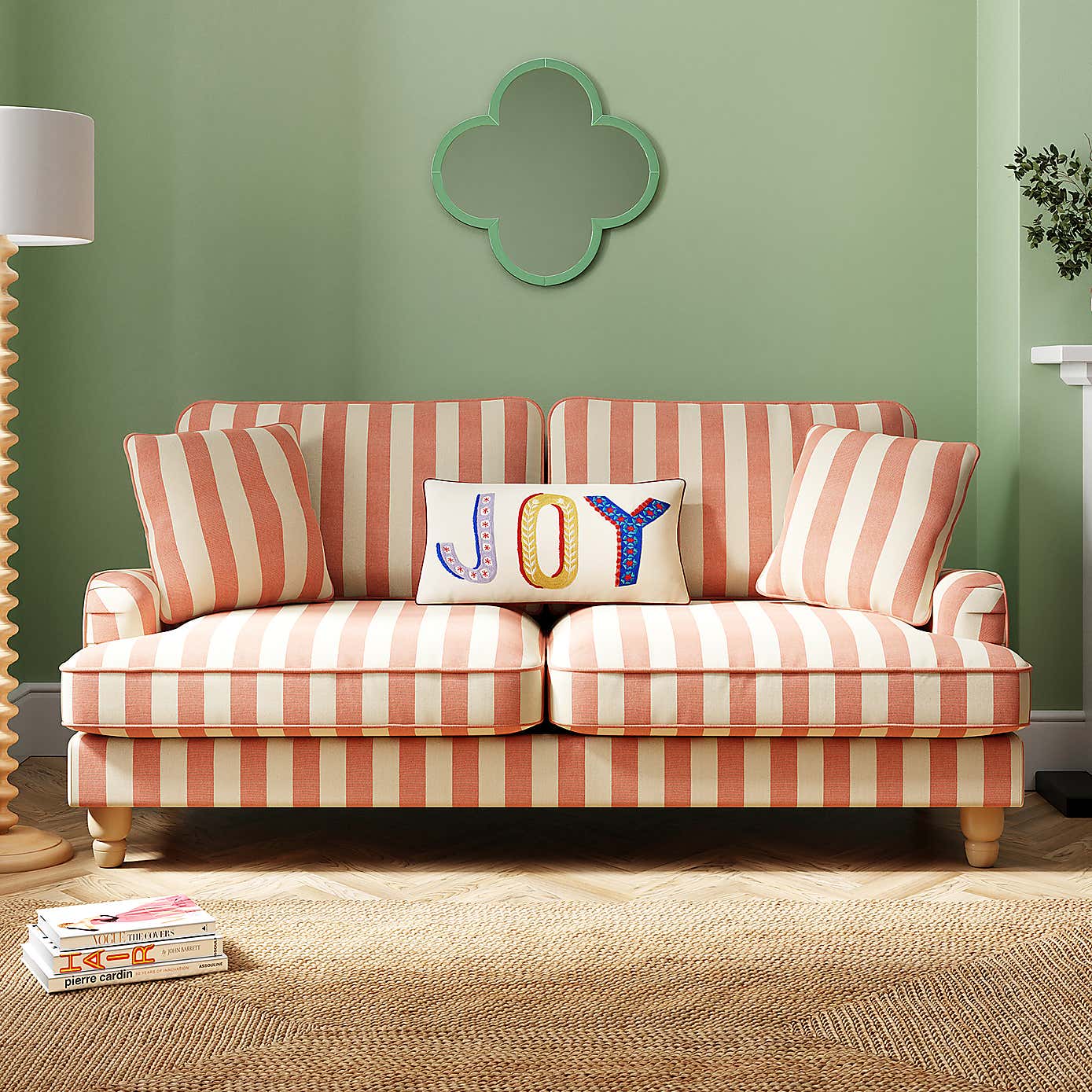 Woven Stripe Fabric Sample