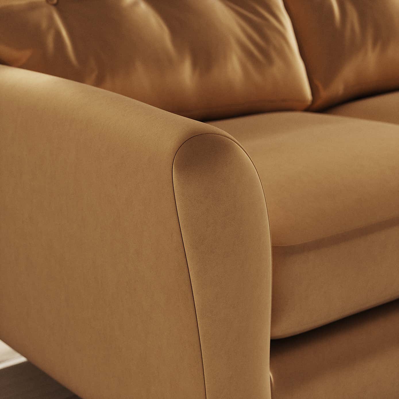 Sven Opulent Velvet Large Corner Chaise Sofa