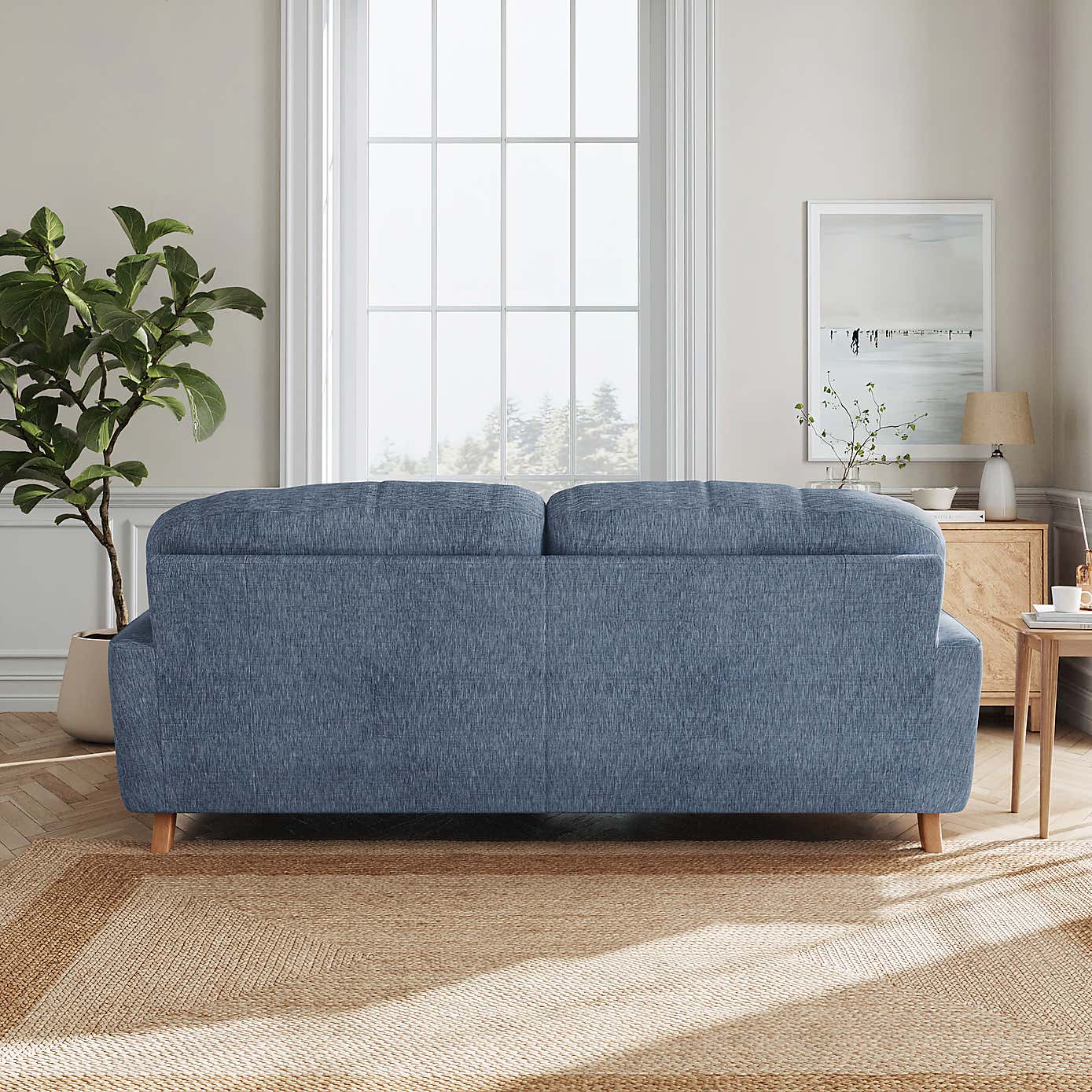 Slub Faux Linen Fabric Sample