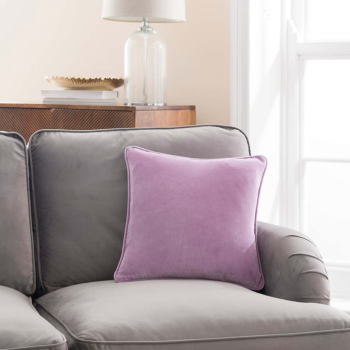 Clara Cotton Velvet Cushion