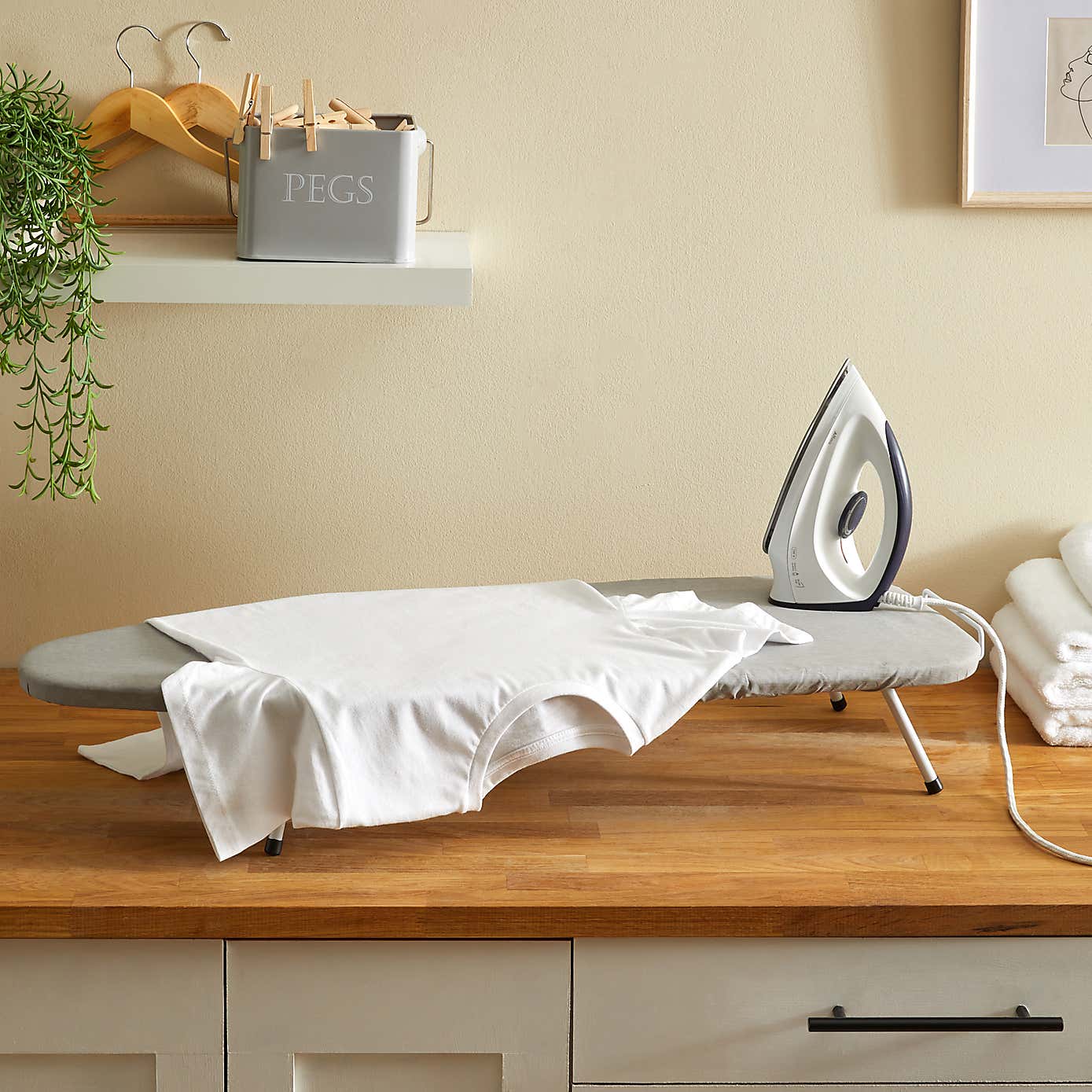 Flip Down Ironing Board Over the Door