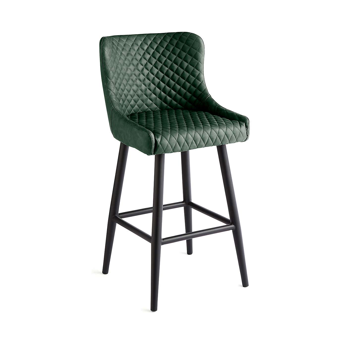 Montreal Counter Height Bar Stool, Faux Leather