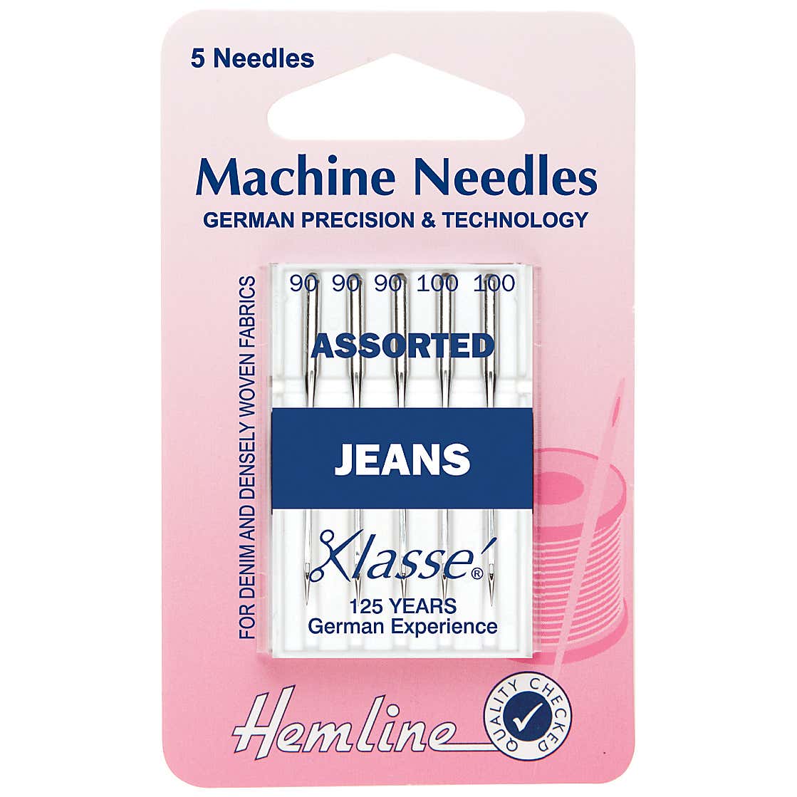 Hemline H103.99 Jeans Sewing Machine Needles