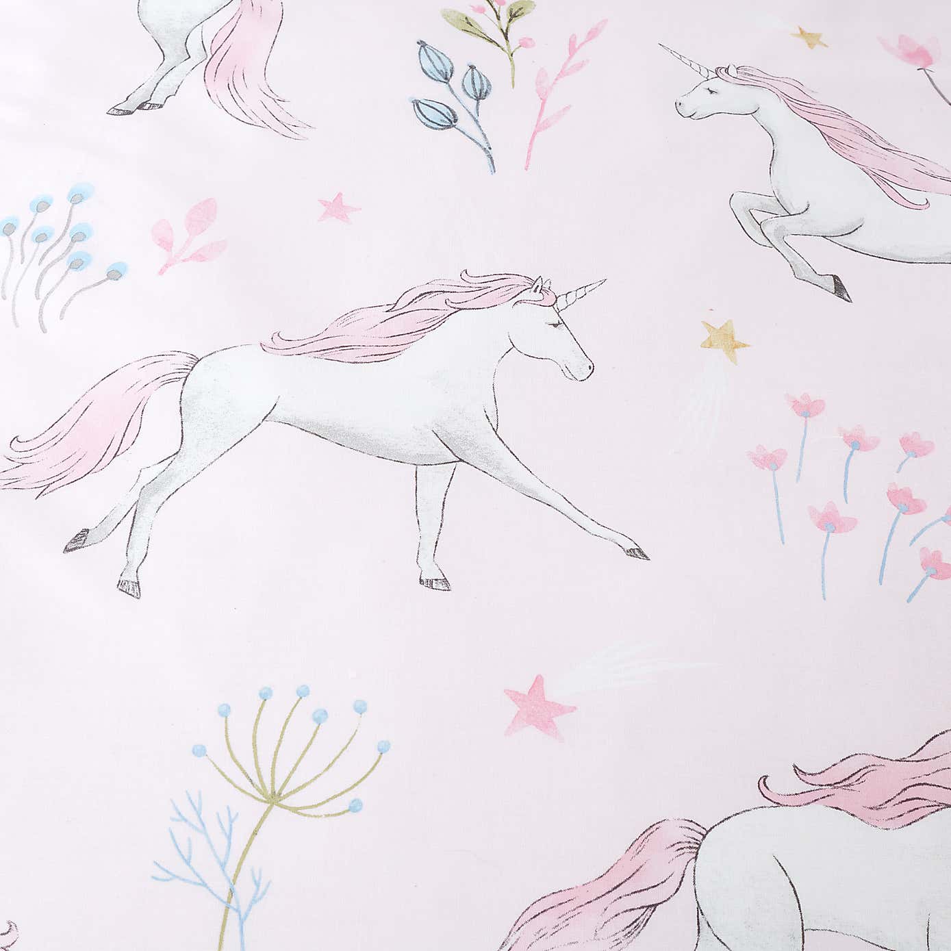 Unicorn Enchanted Duvet Cover and Pillowcase Set