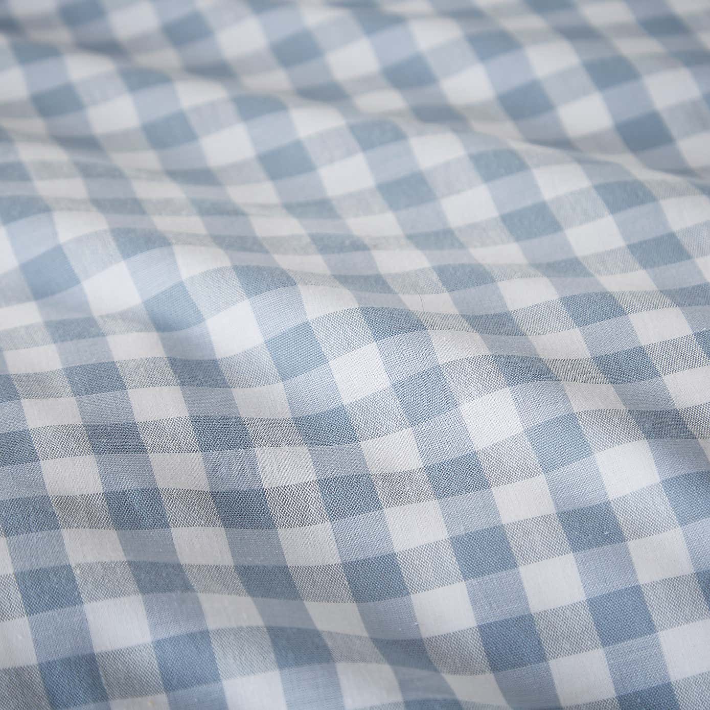Portloe Woven Gingham Duvet Cover & Pillowcase Set