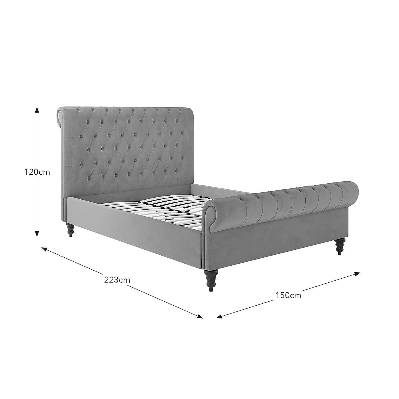 Classic Chesterfield Bed Frame