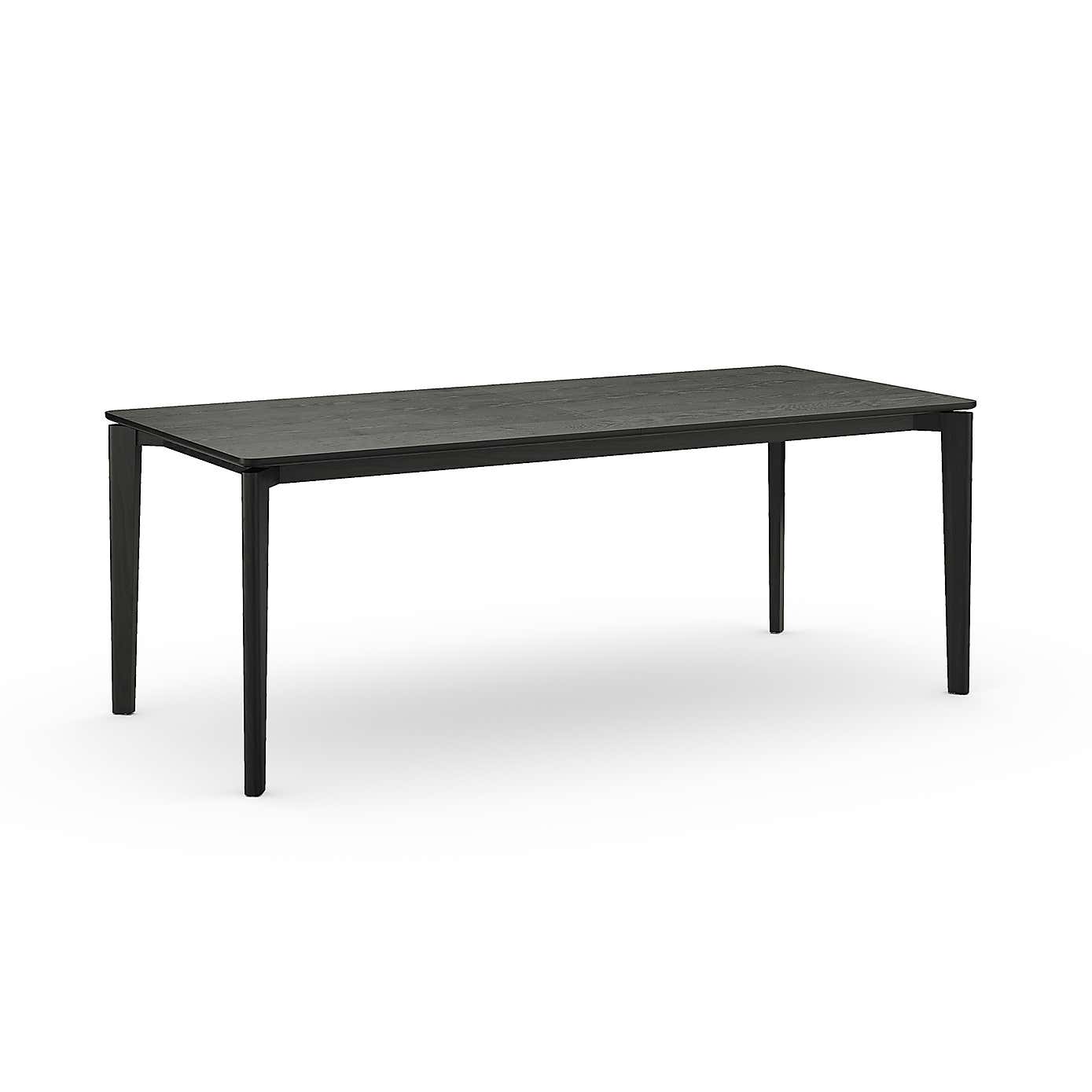 Hudson 6-8 Seater Rectangular Extendable Dining Table, Oak