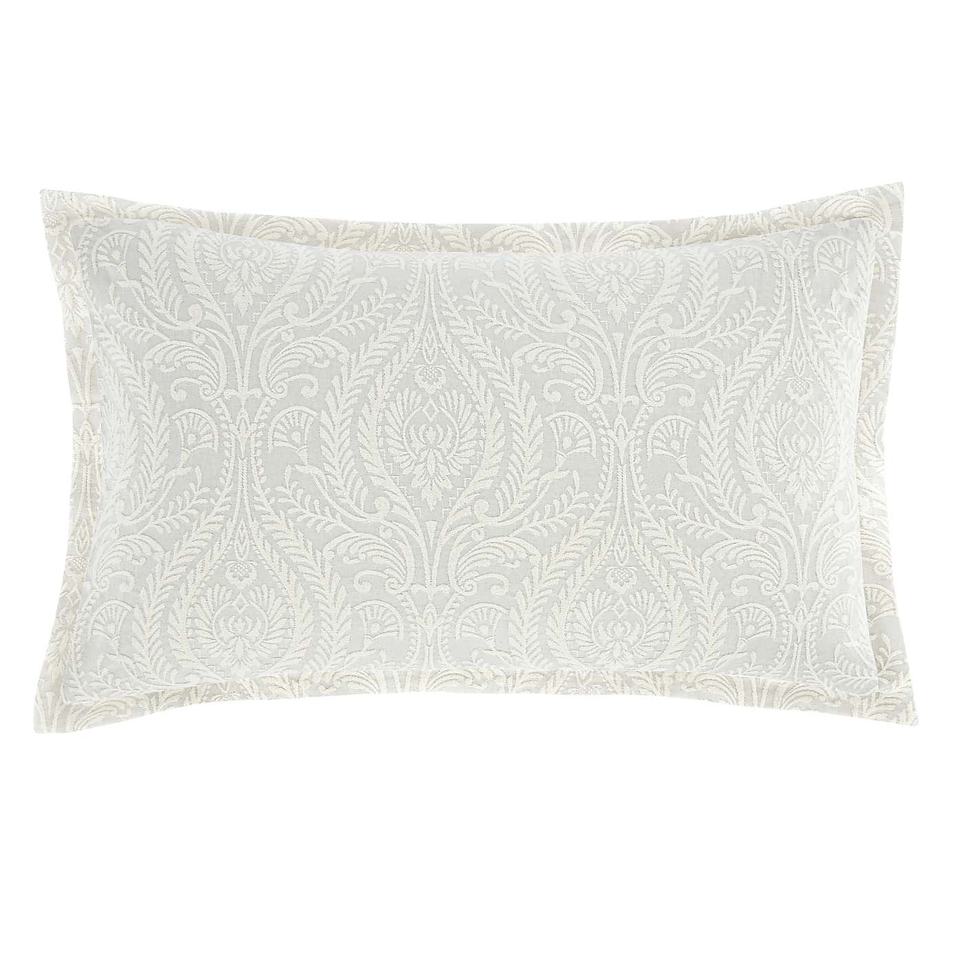 Peyton Jacquard White Oxford Pillowcase