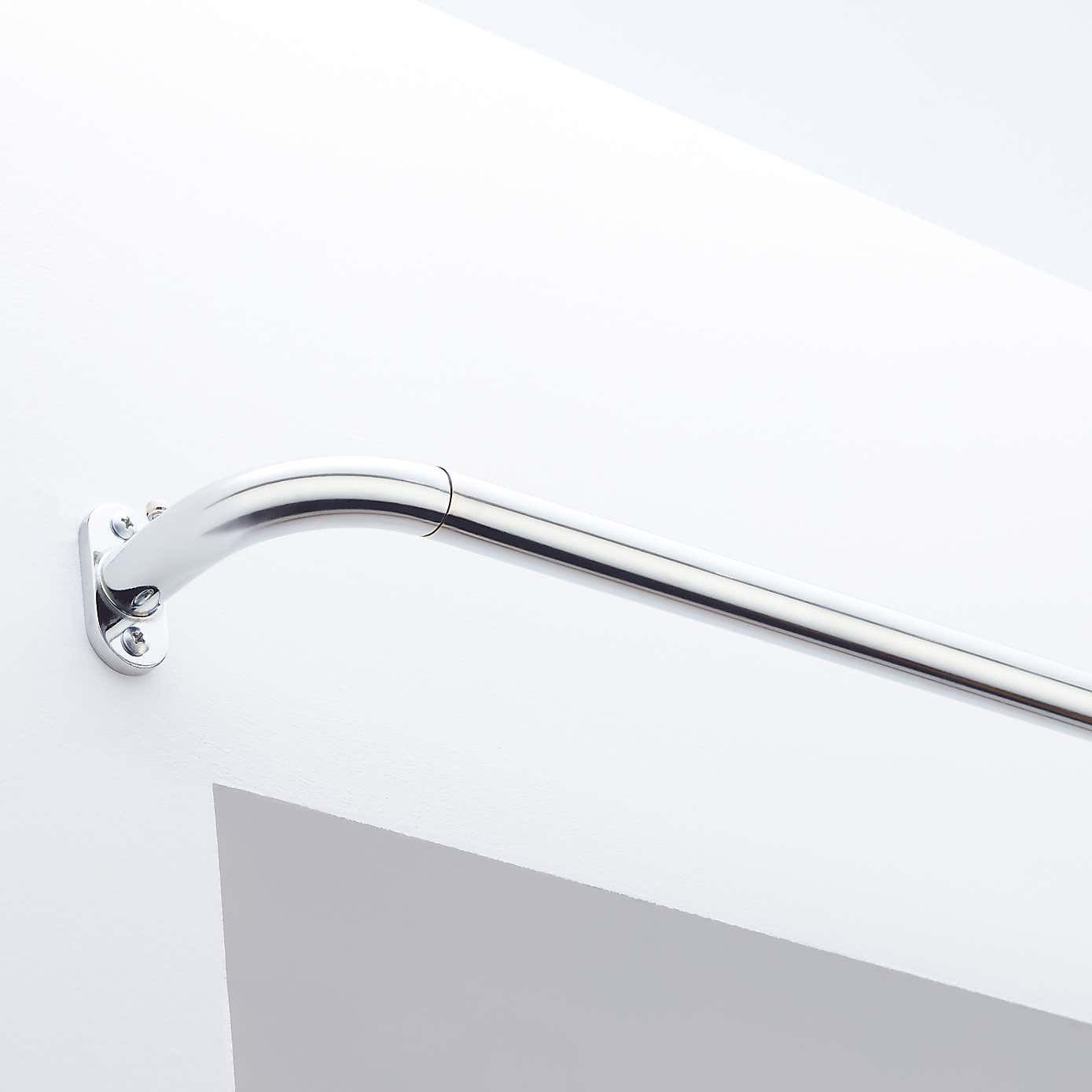 Room Darkening Blackout 25/28mm Metal Extendable Curtain Pole