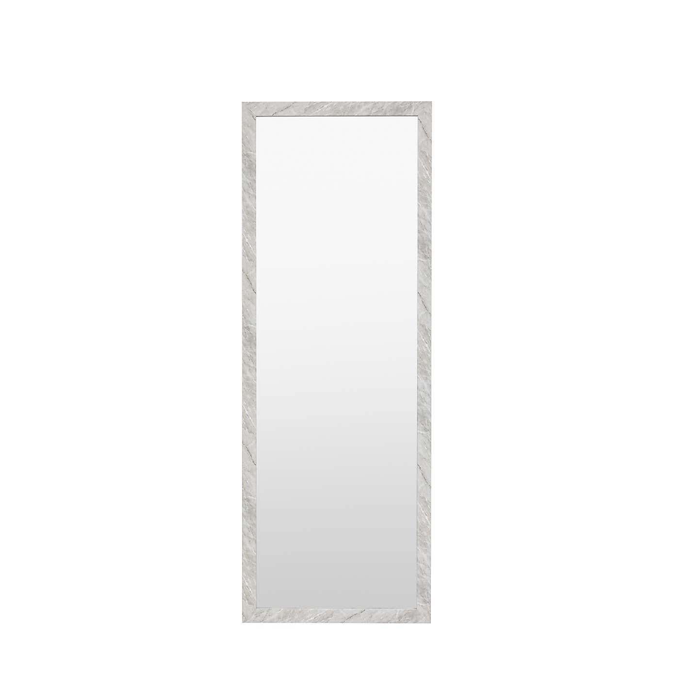 Alora Marbled Rectangle Full Length Leaner Mirror