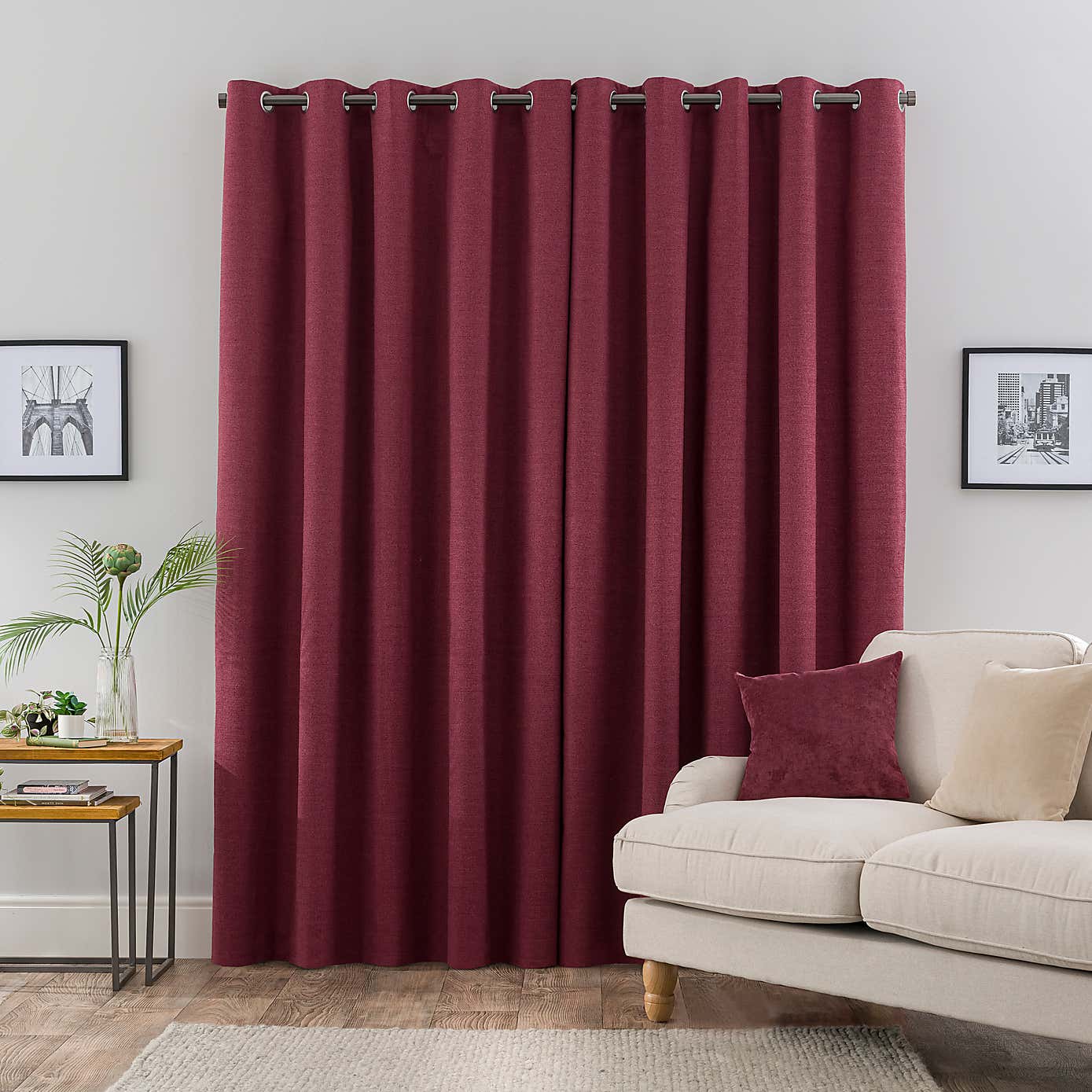 Zodiac Blackout Eyelet Curtains