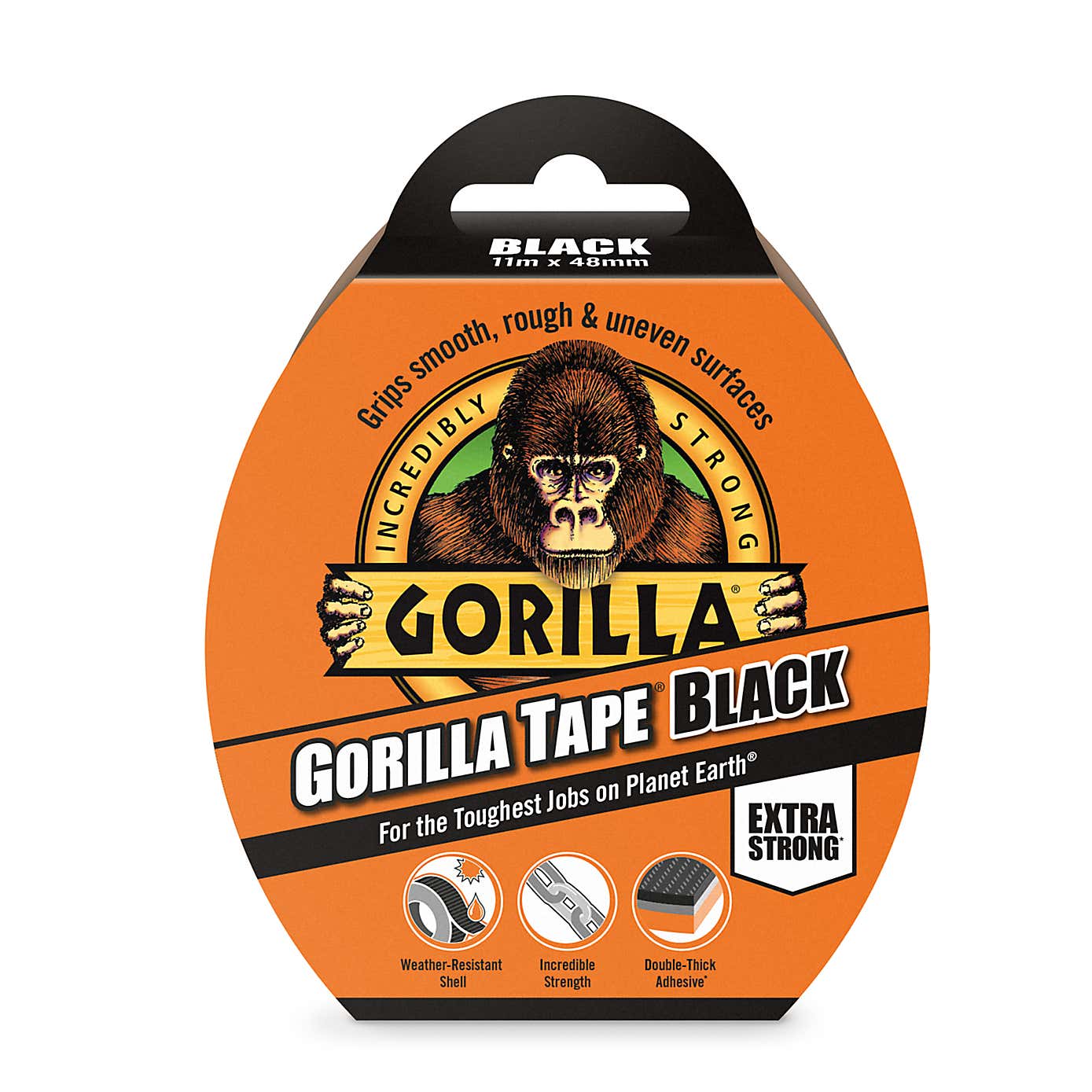 Gorilla 11m Black Tape