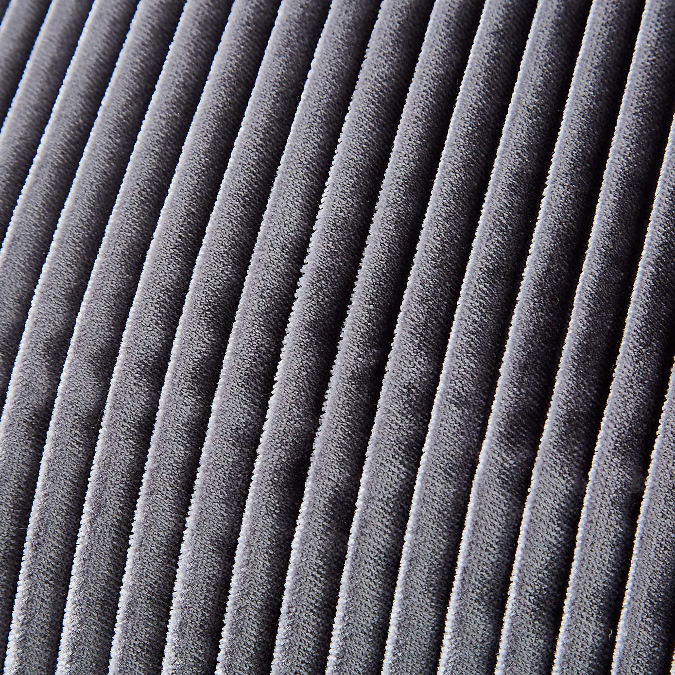 Pleated Velvet Square Cushion