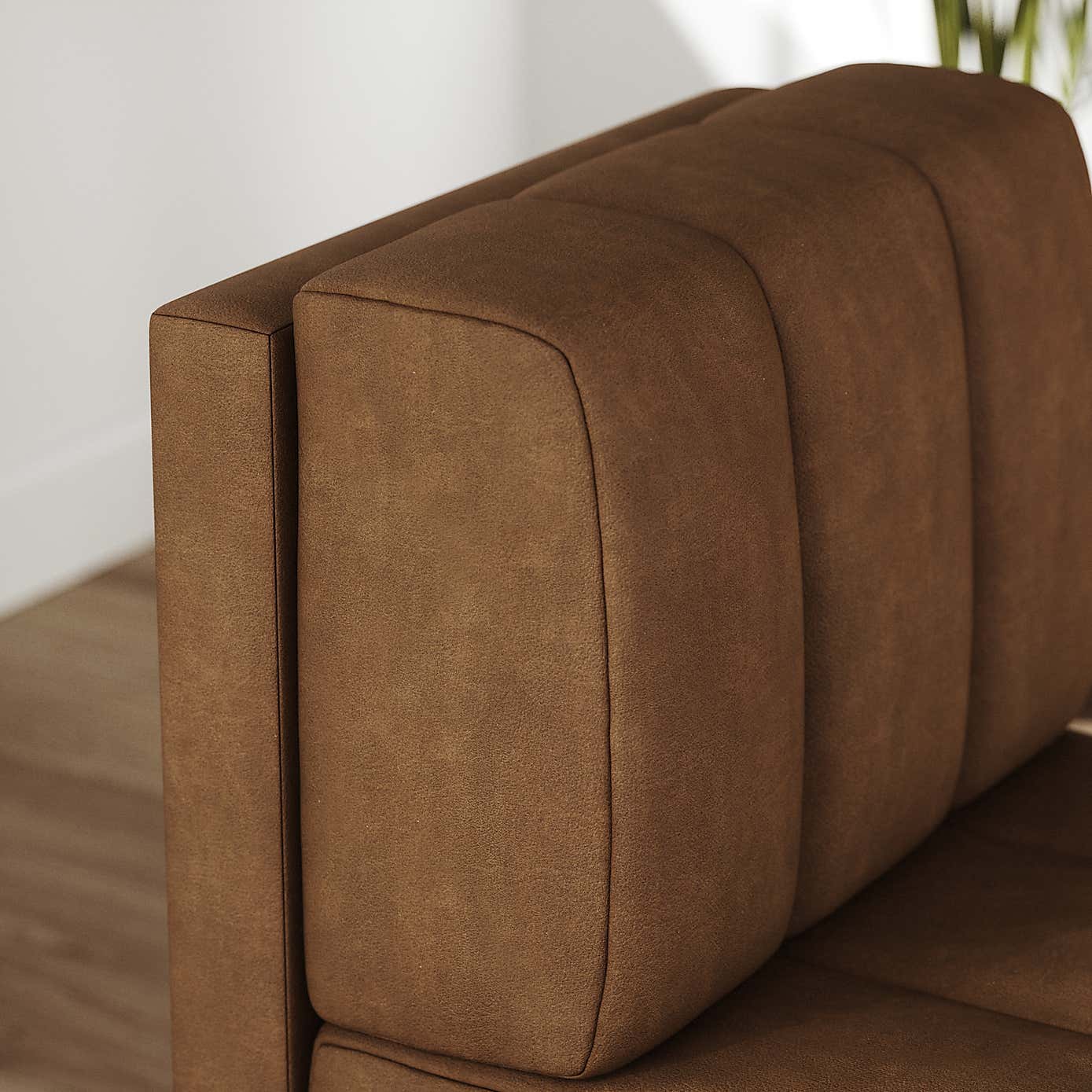 Amali Small Dining Bench, Faux Leather