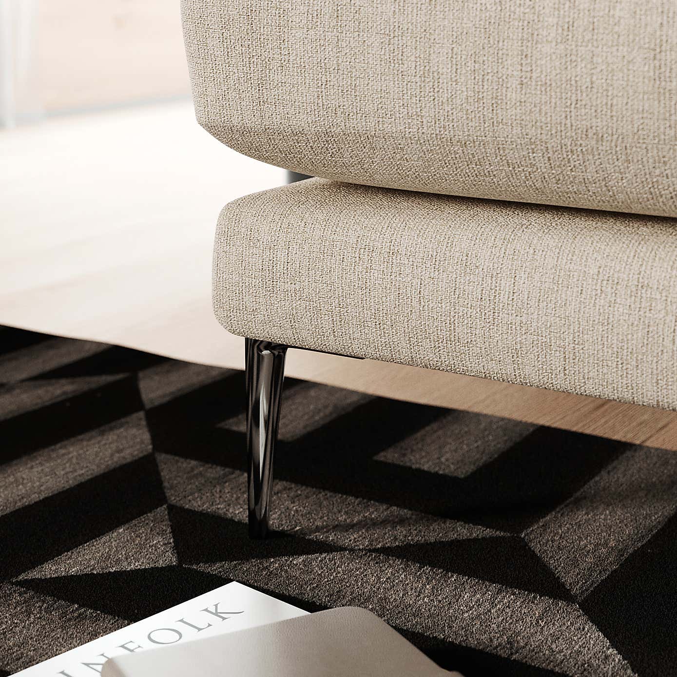 Lawson Chunky Tonal Weave Snuggle Chair