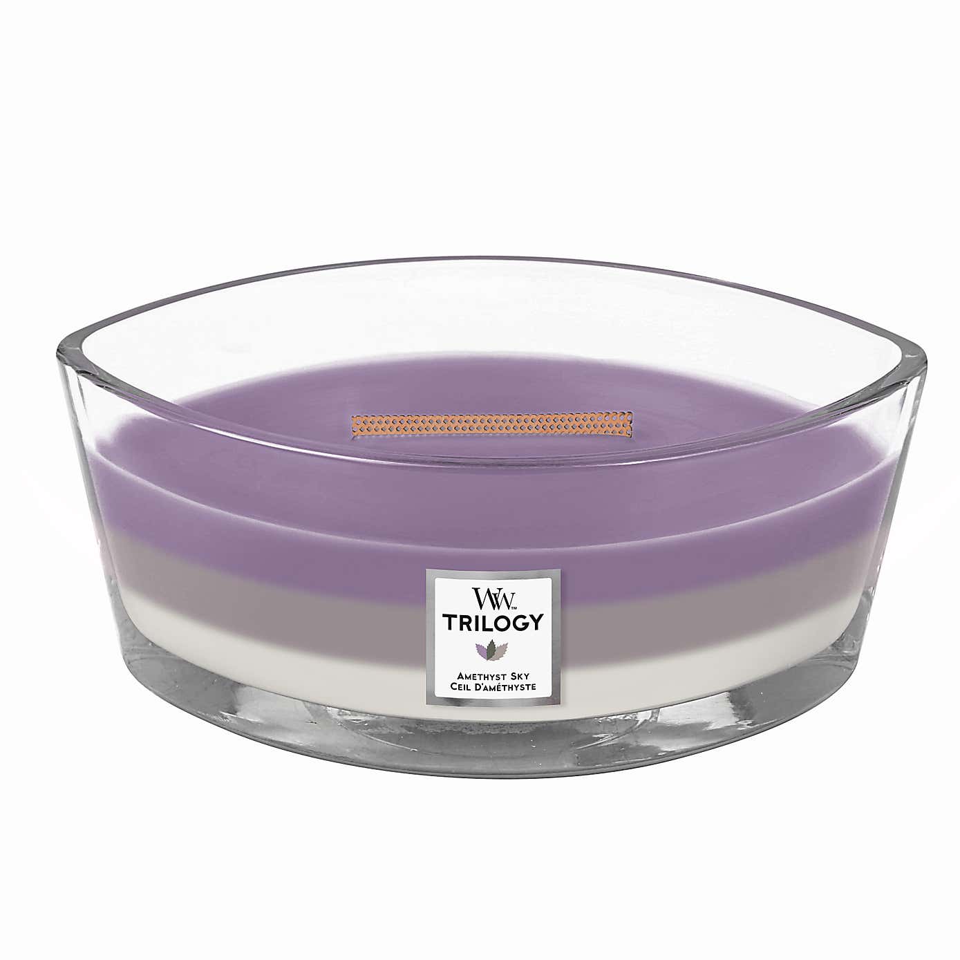Woodwick Amethyst Sky Ellipse Candle
